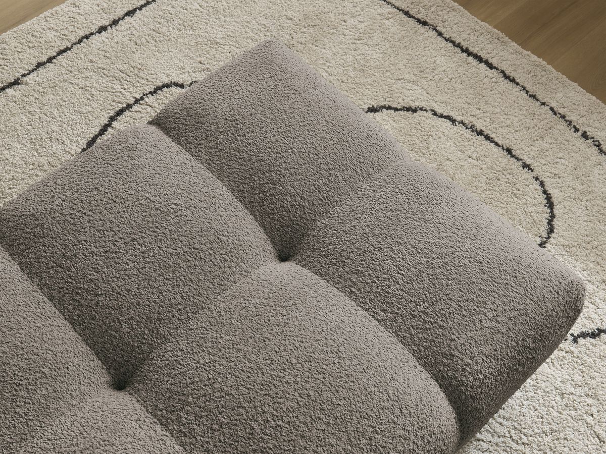 Bobochic Anakin Pouf Bouclé-Stoff Braun