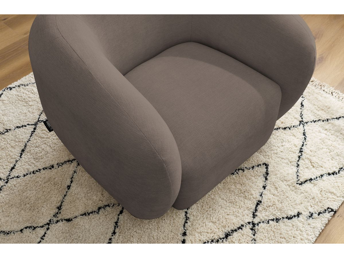 Bobochic Celine Sessel Stoff Taupe