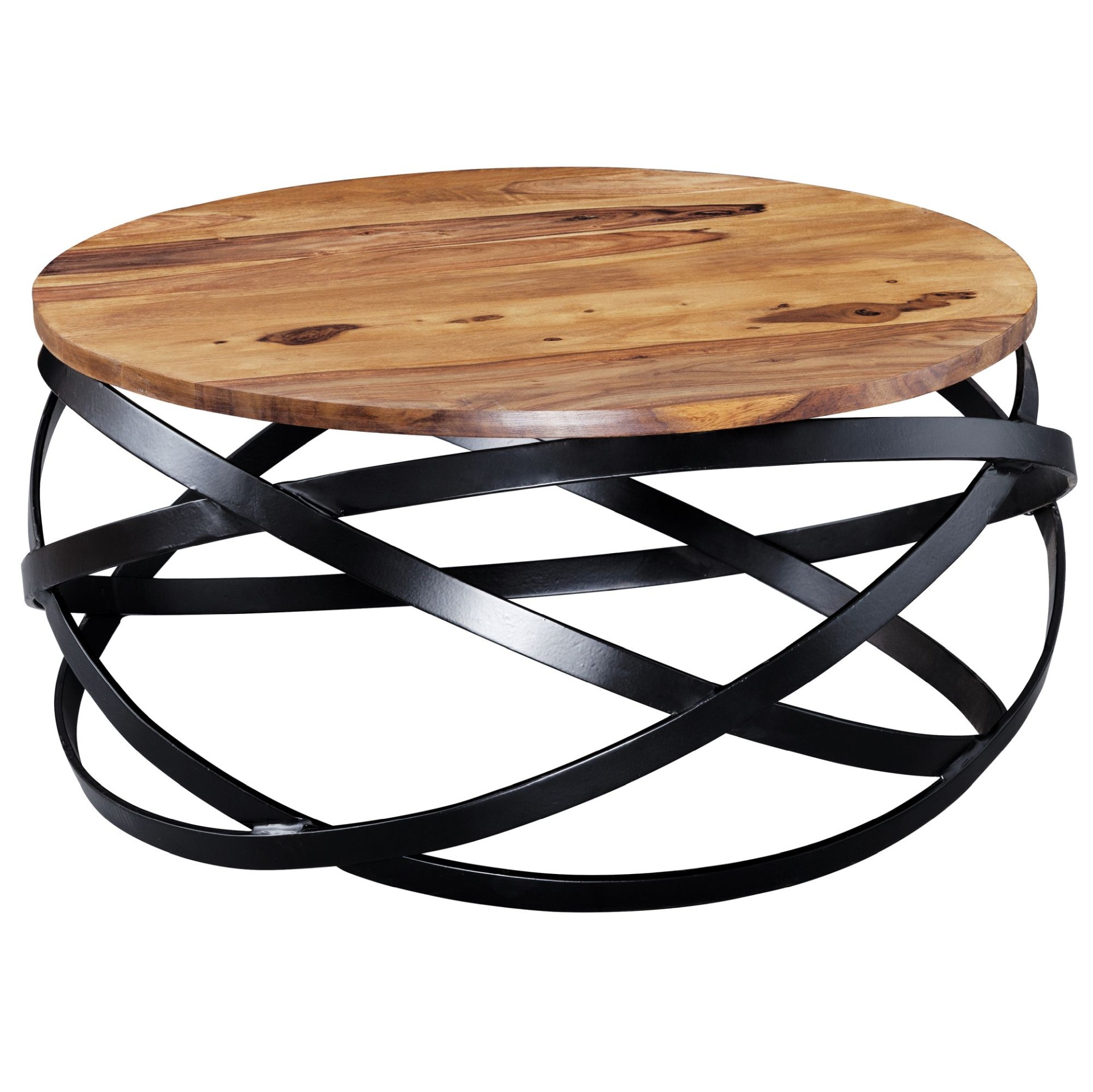 Couchtisch Osen Sheesham Massivholz Ø 60 cm