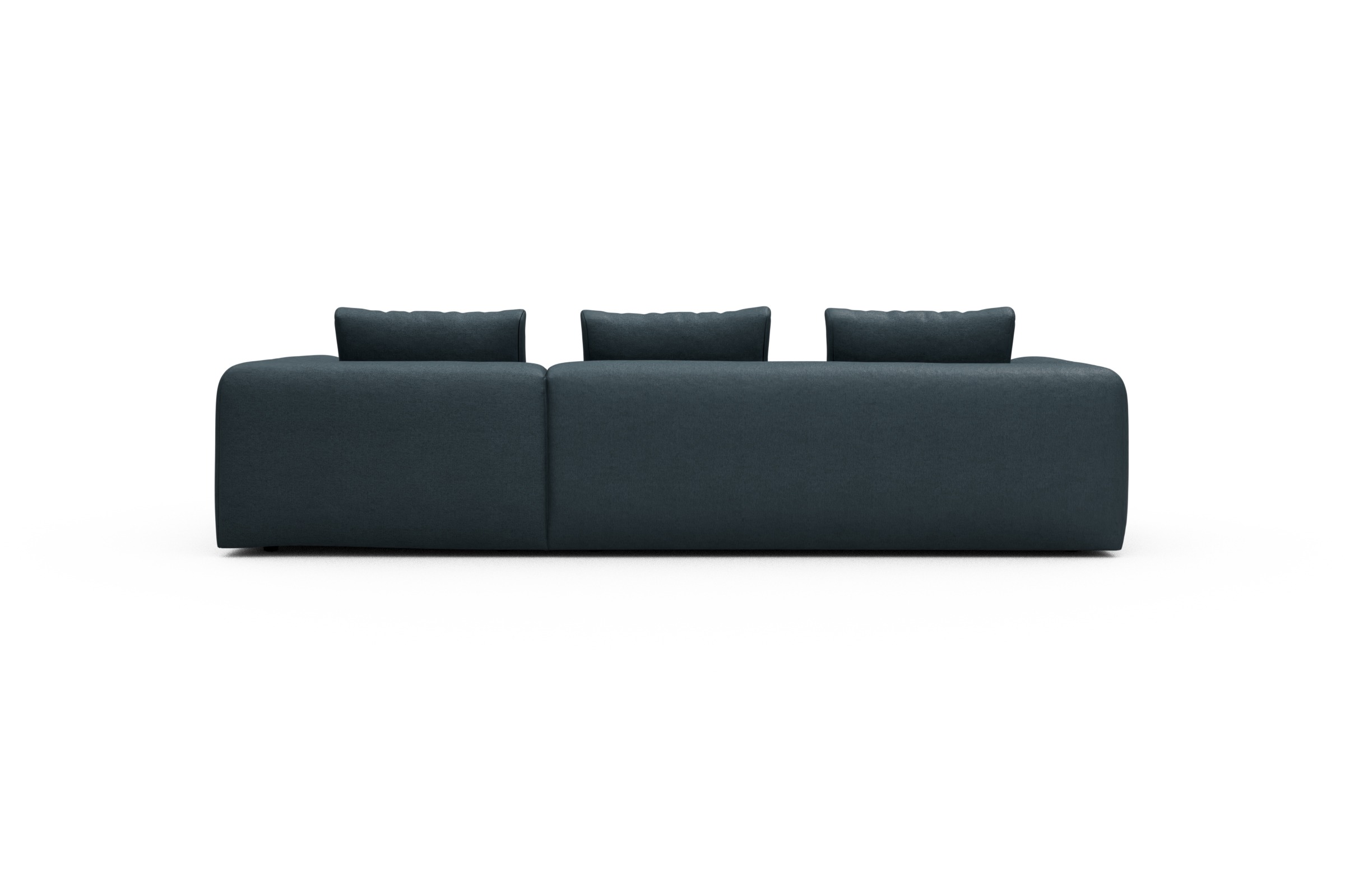 Ecksofa Fred Chaiselongue rechts mit 2,5-Sitzer Denari-Royal-Blue