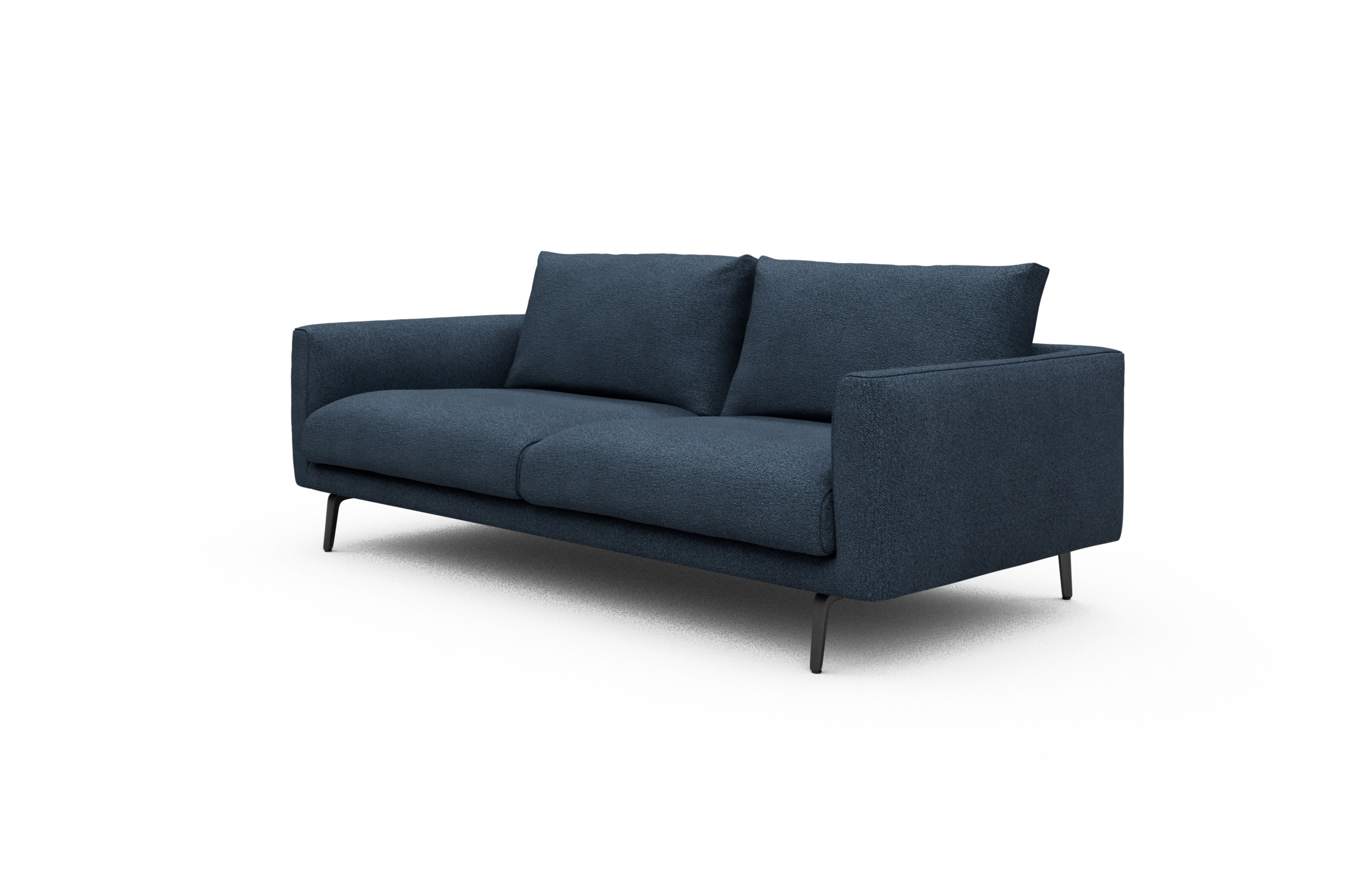 Sofa Karl 3-Sitzer Boucle-Blue