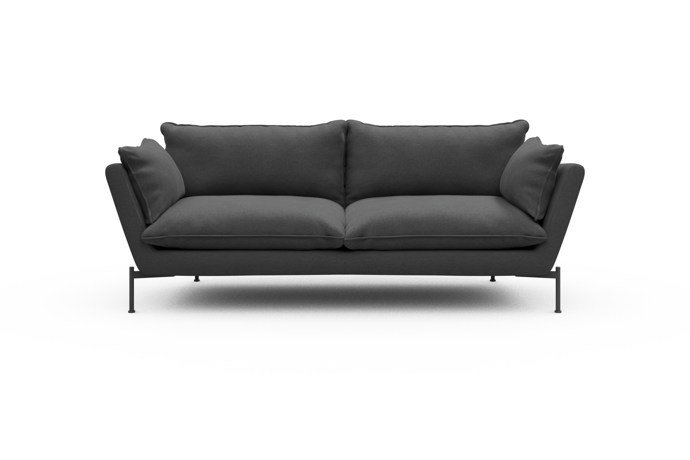 Skandi Home Sofa Anton PREMIUM 3-Sitzer Satya-Zinc moebelfaktor