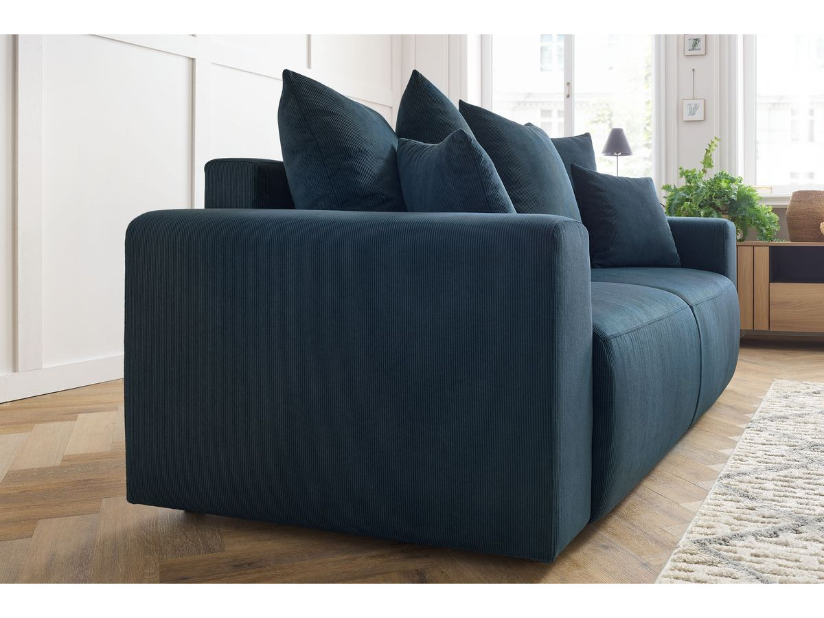 Bobochic Envy Sofa 2-Sitzer Cordsamt Dunkelblau