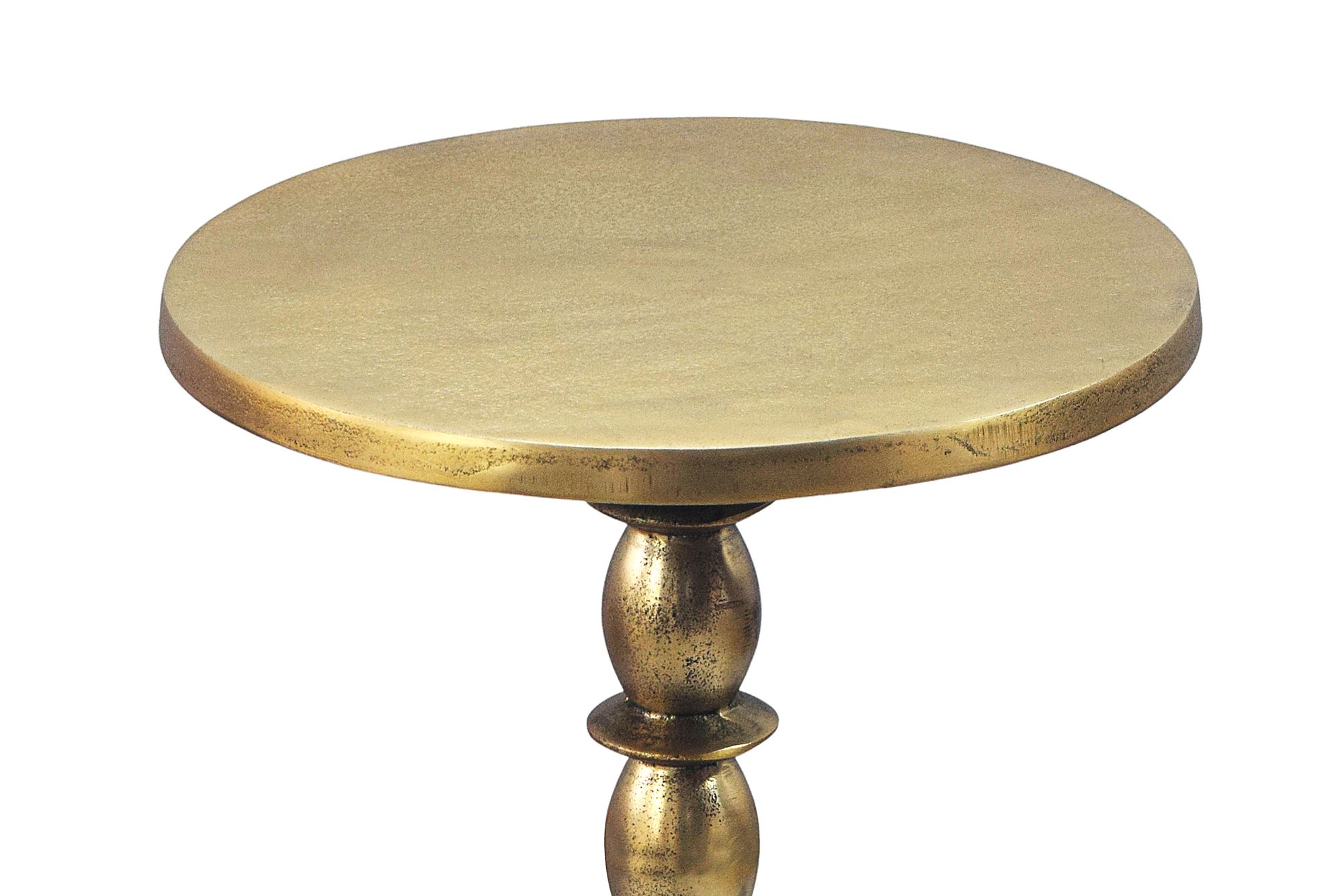Beistelltisch Steinkjer Aluminium Gold Ø 40 × H 56 cm