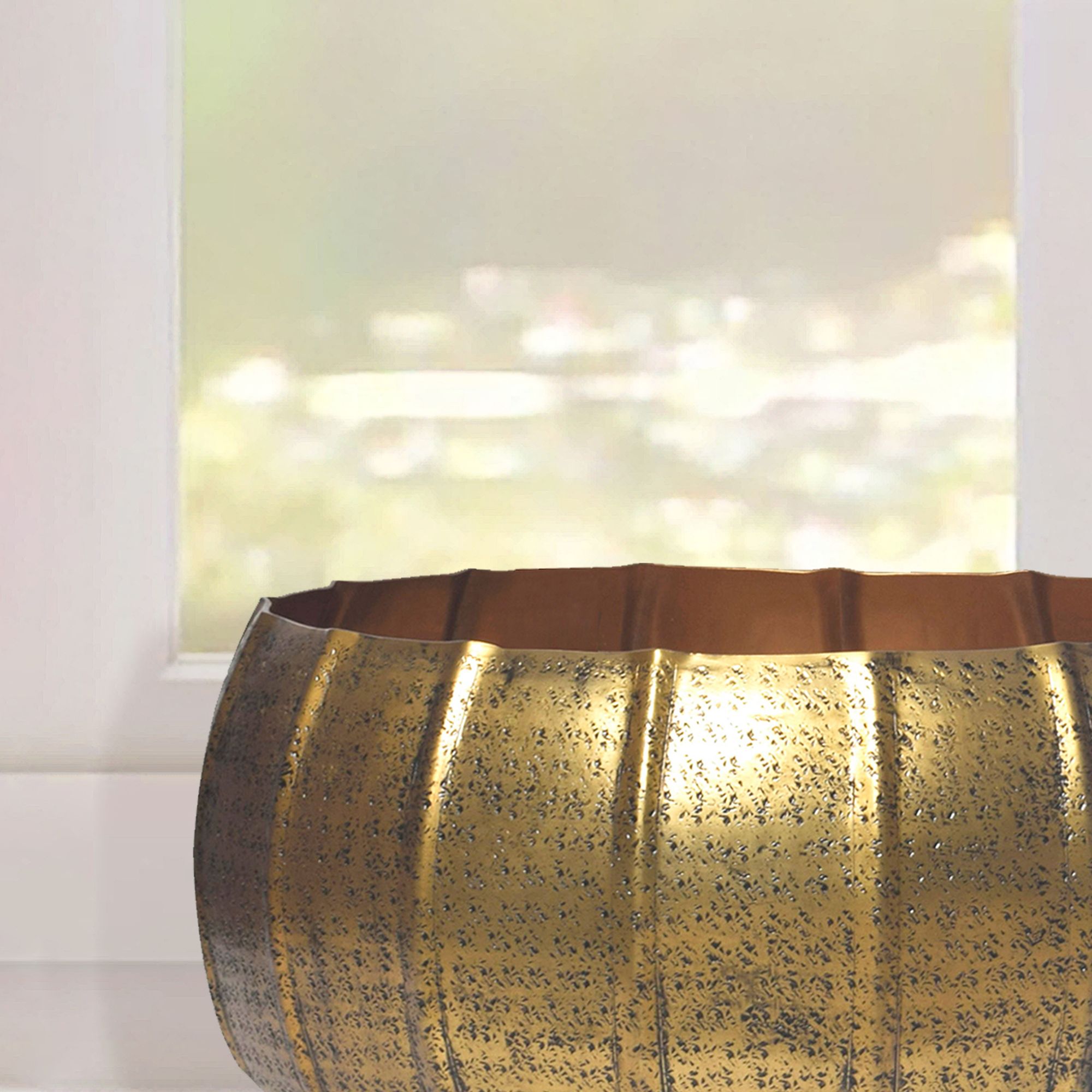 Blumentopf Idre Gold Ø 39 cm
