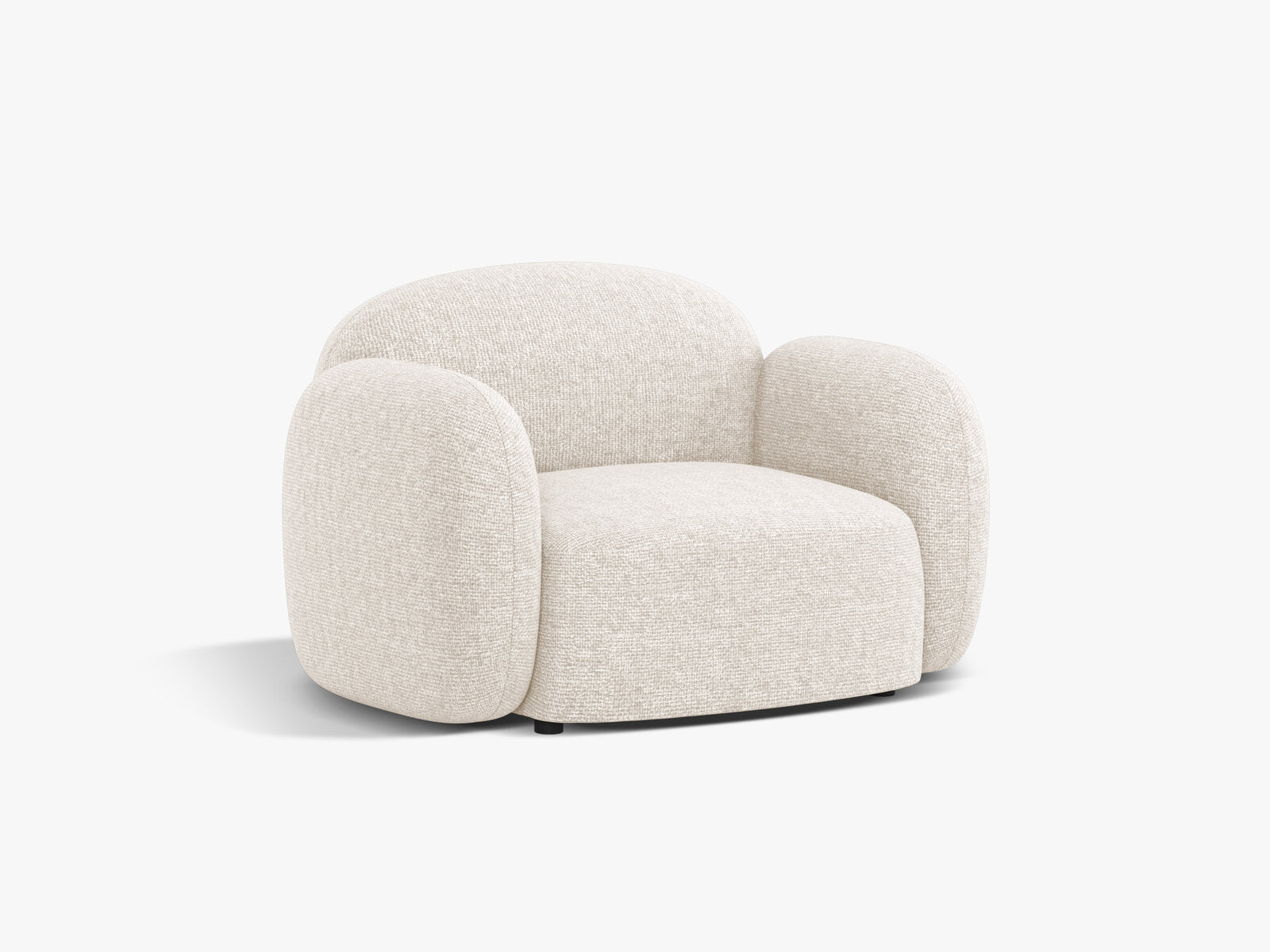 Micadoni Sessel Blair Chenille Eden Helles Beige