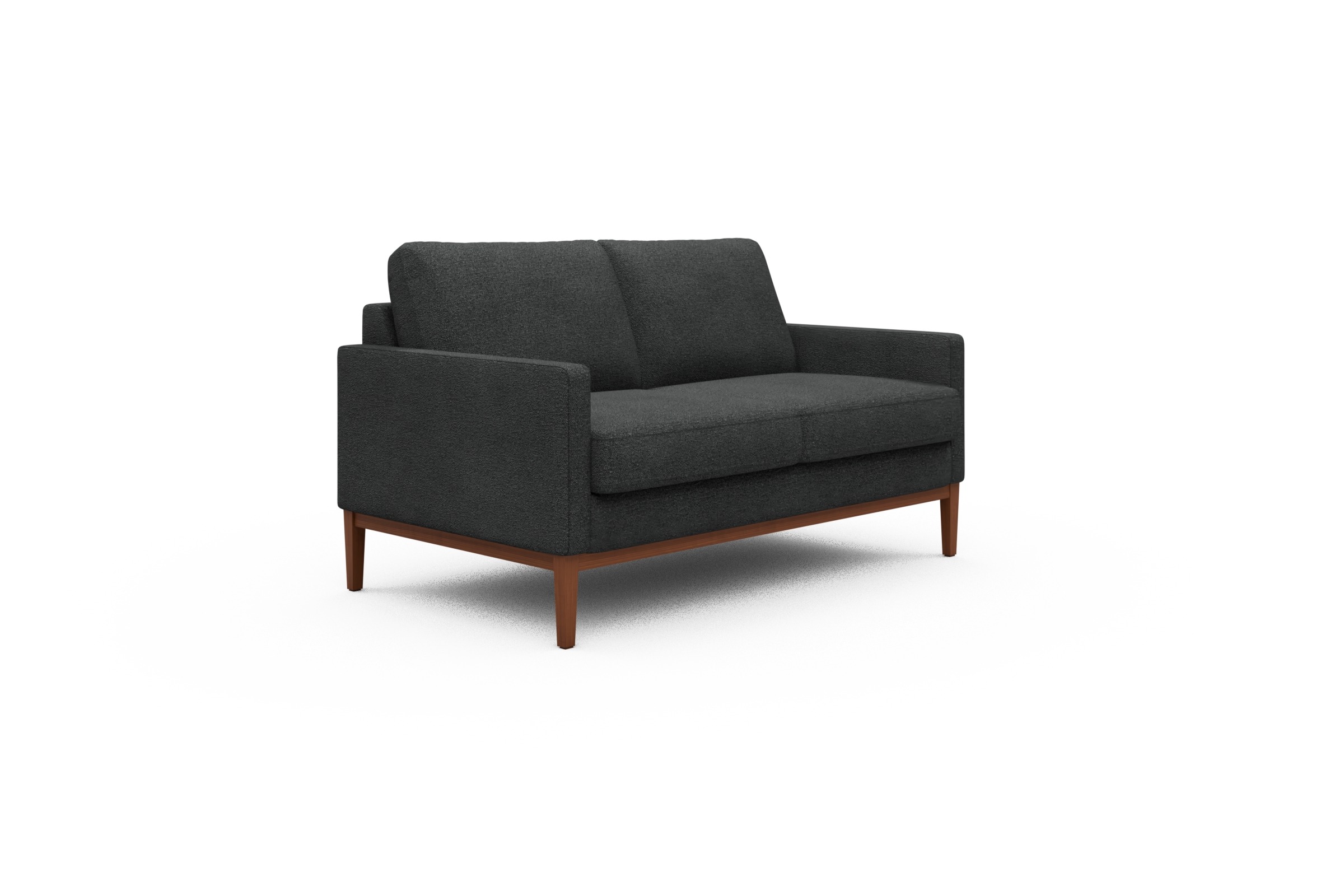 Sofa Bodo 2-Sitzer Boucle-Charcoal