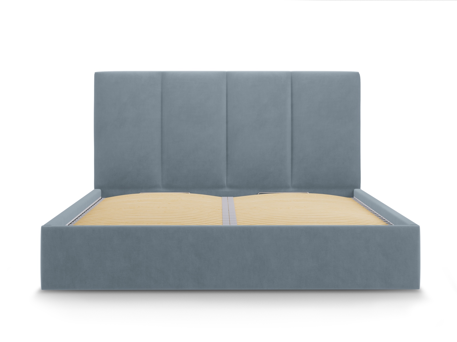 Micadoni Bett Pyla Samt Blau 160x200