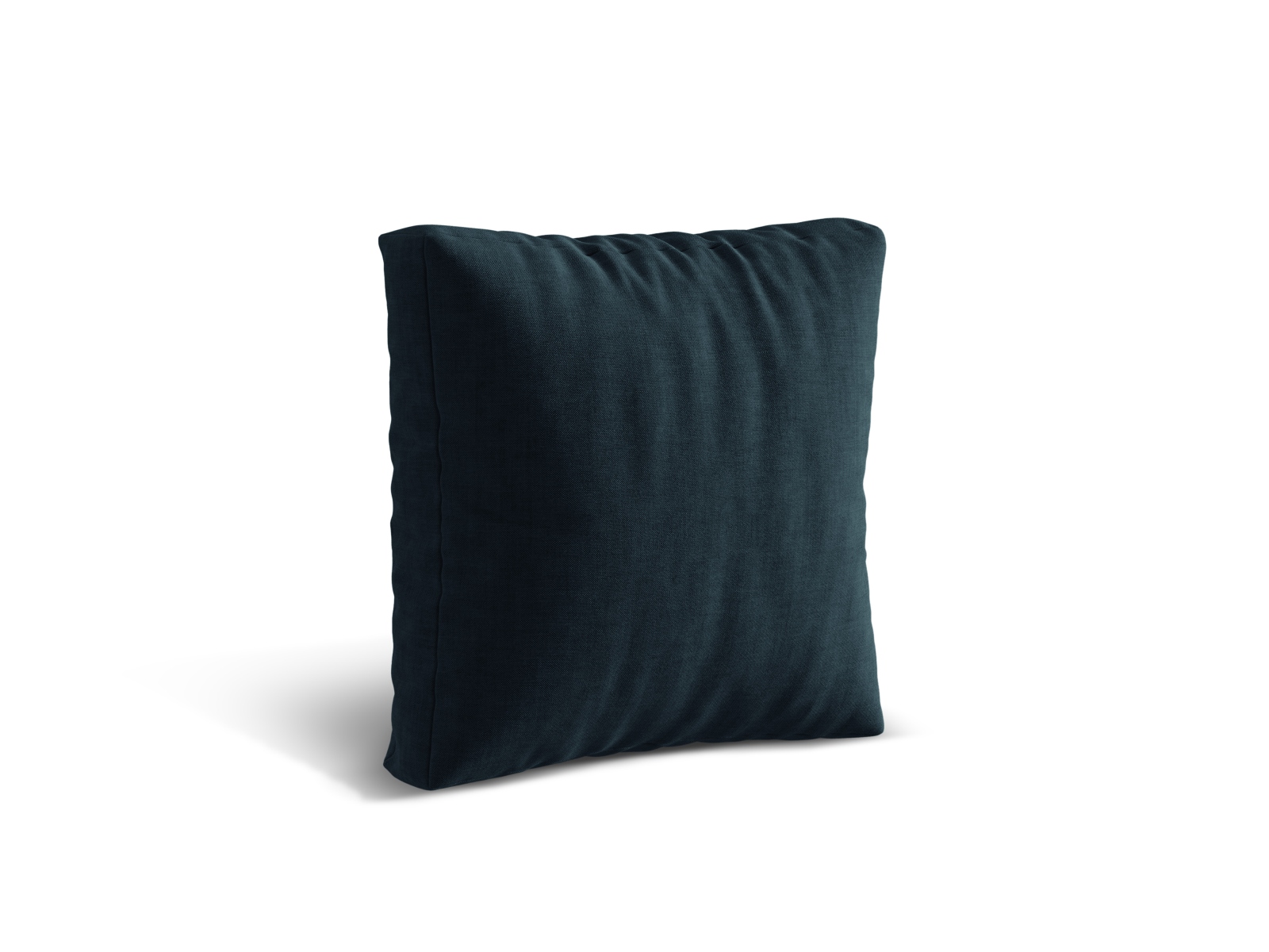 Micadoni Kissen Martina Strukturierter Stoff Boston Jeansblau 55x55