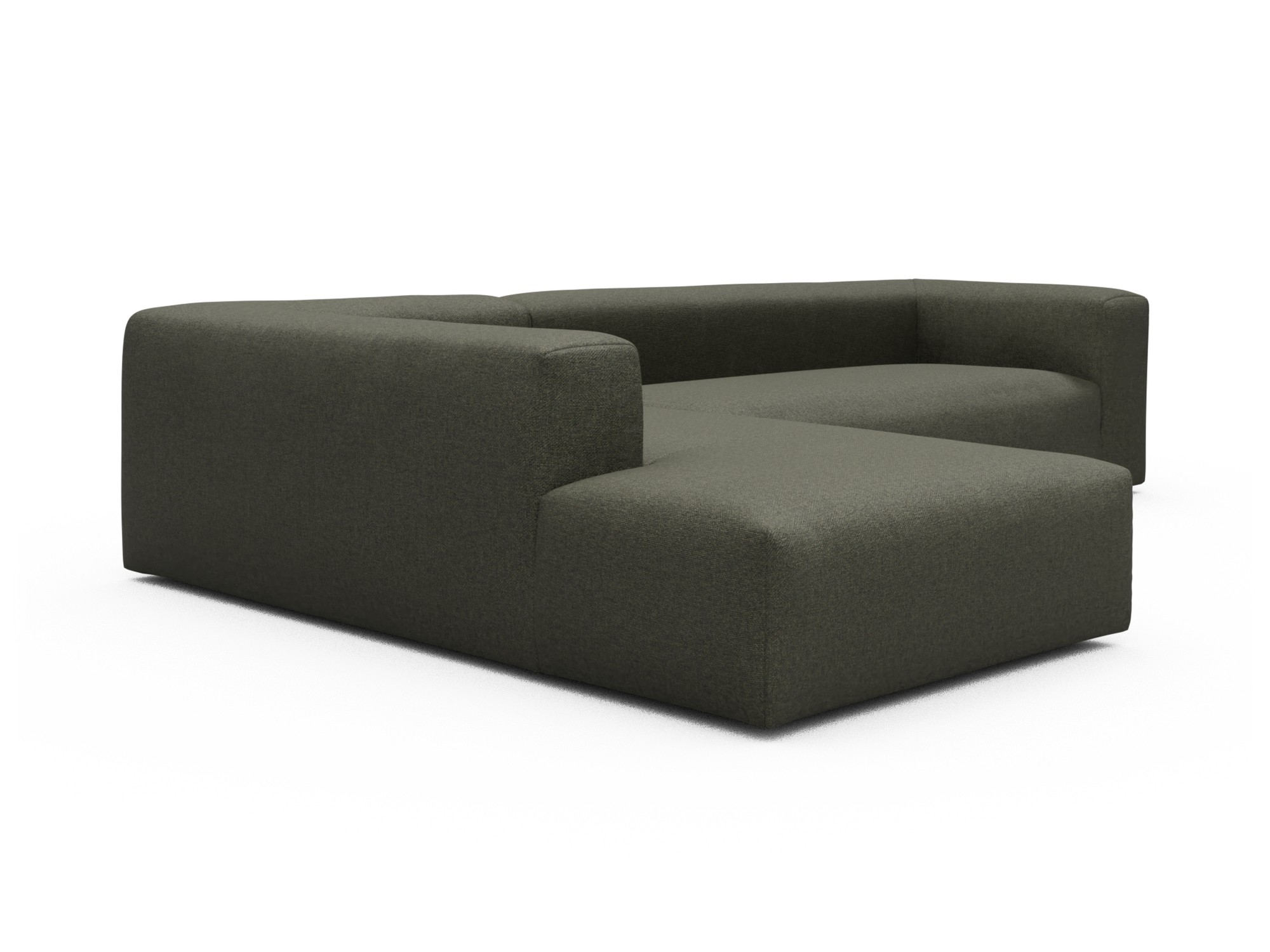 Skandi Home Ecksofa Fred Relax-Ecke links mit 2,5-Sitzer Sama-Winter-Moss moebelfaktor