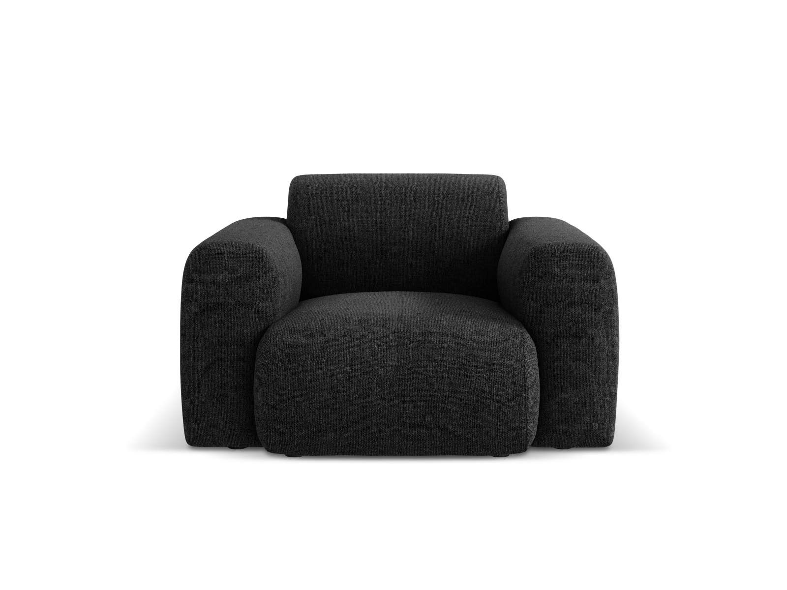 Cosmopolitan Design Sessel Nolio Chenille Haga Schwarz