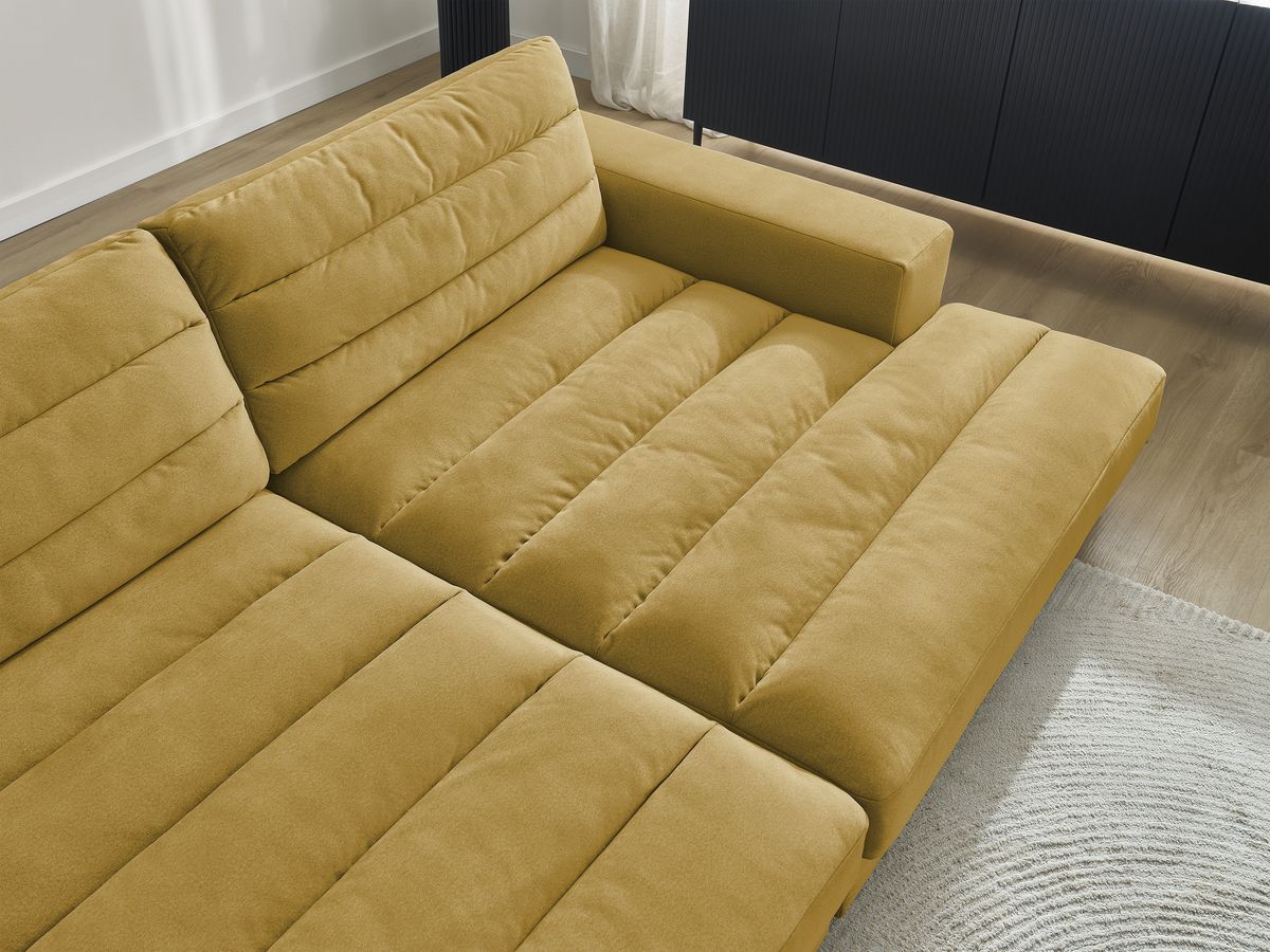 Bobochic Sierra Sofa 4-Sitzer Samt Gelb