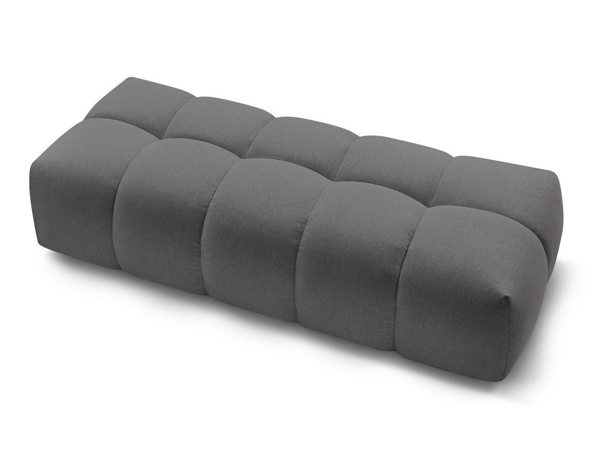 Bobochic Mont-blanc Pouf Melange-Stoff Dunkelgrau