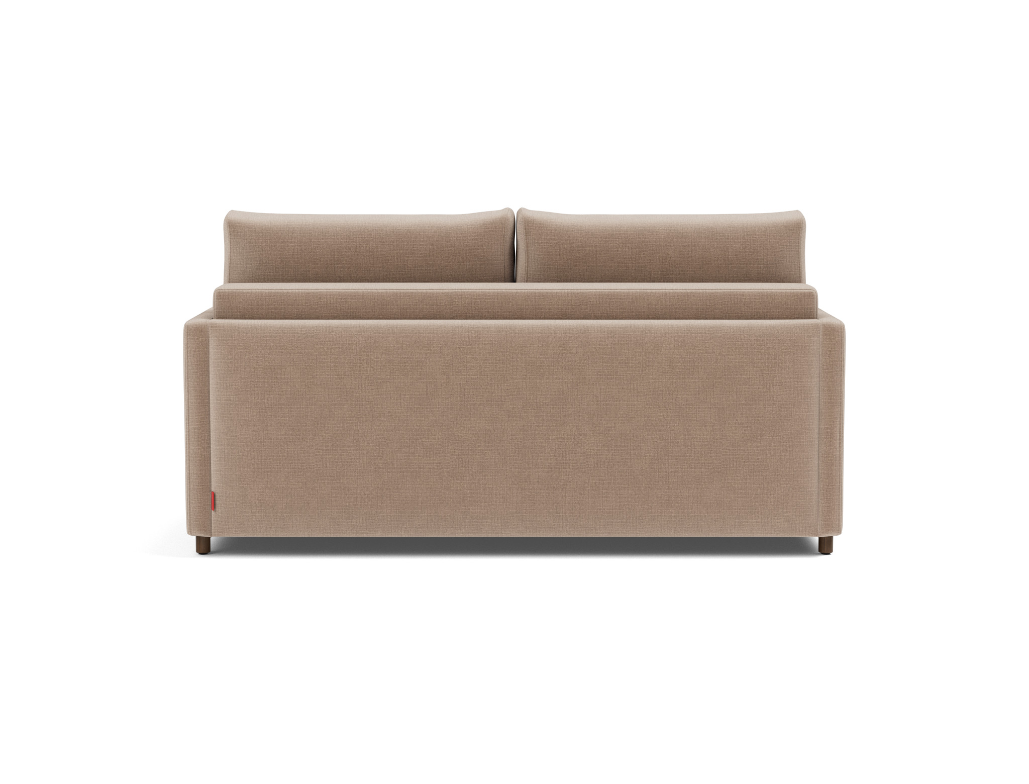 Schlafsofa Neah mit Slim-Armlehnen 160 Chenille Esina 417-Mocha
