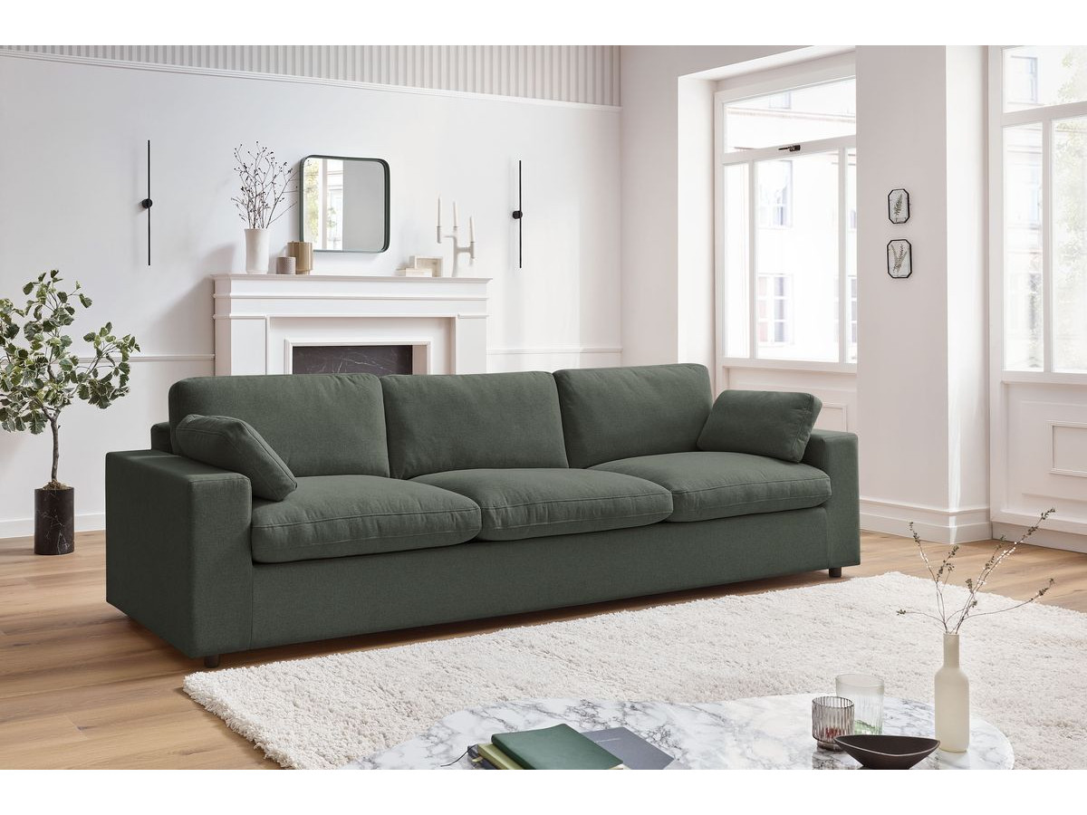 Bobochic Belair Sofa 4-Sitzer Stoff Grün