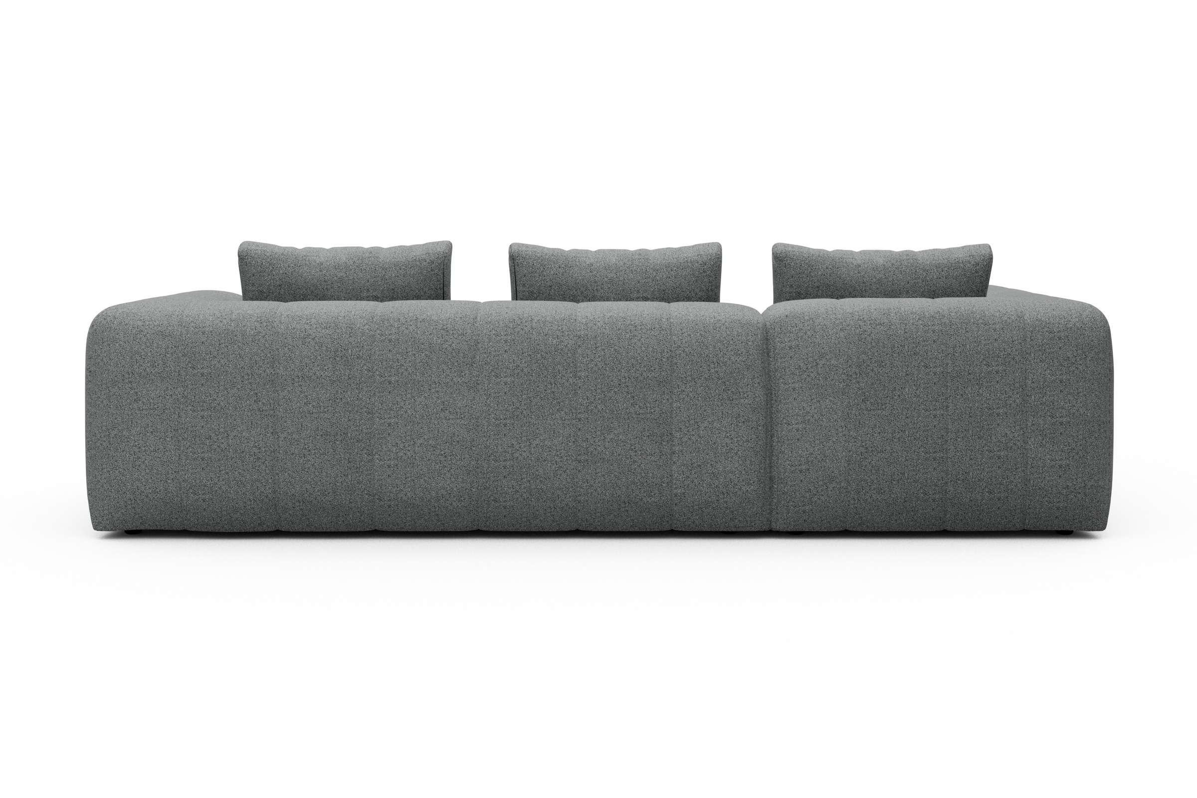 Ecksofa Hugo 2x 2,5-Sitzer Armlehne rechts Aivi-Gravet-Grey