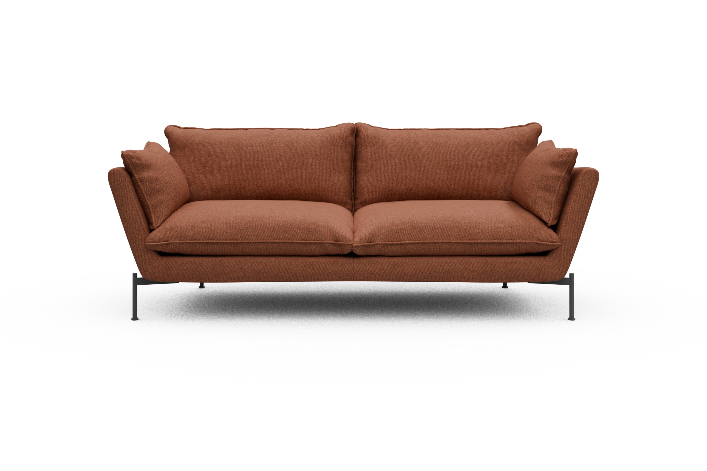 Skandi Home Sofa Anton PREMIUM 3-Sitzer Weda-Rust moebelfaktor