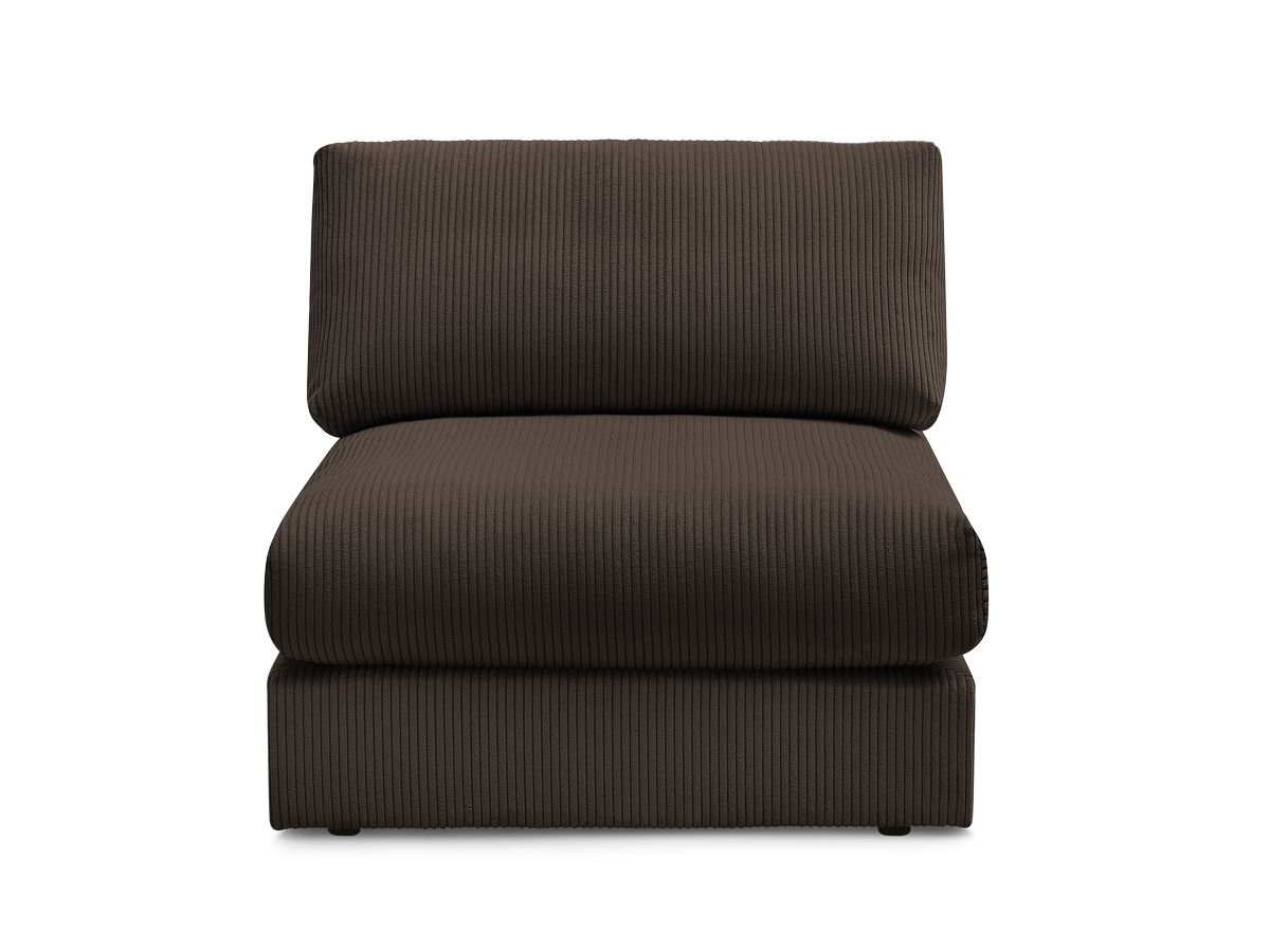 Bobochic Paris Sofamodul 1-Sitzer Cordsamt Braun