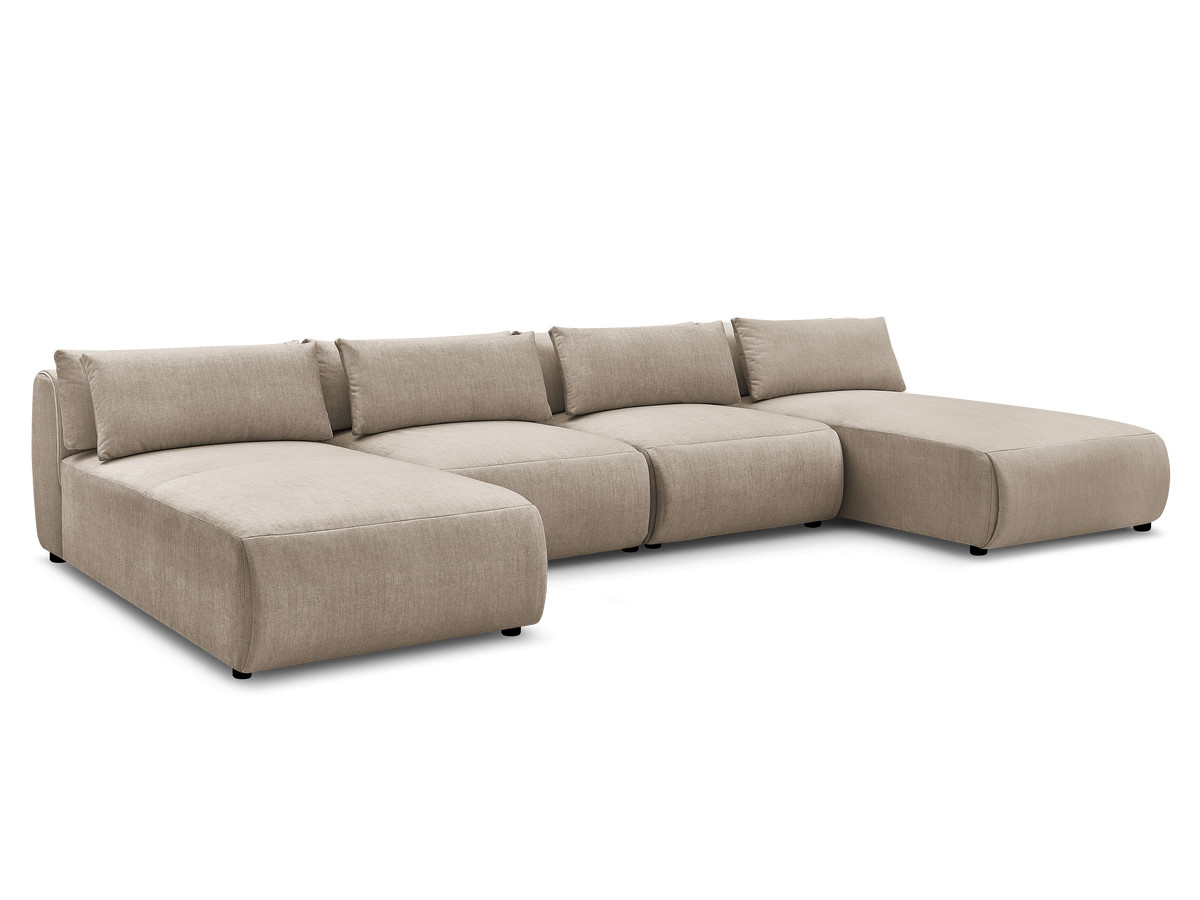 Bobochic Jana Wohnlandschaft Samt Taupe