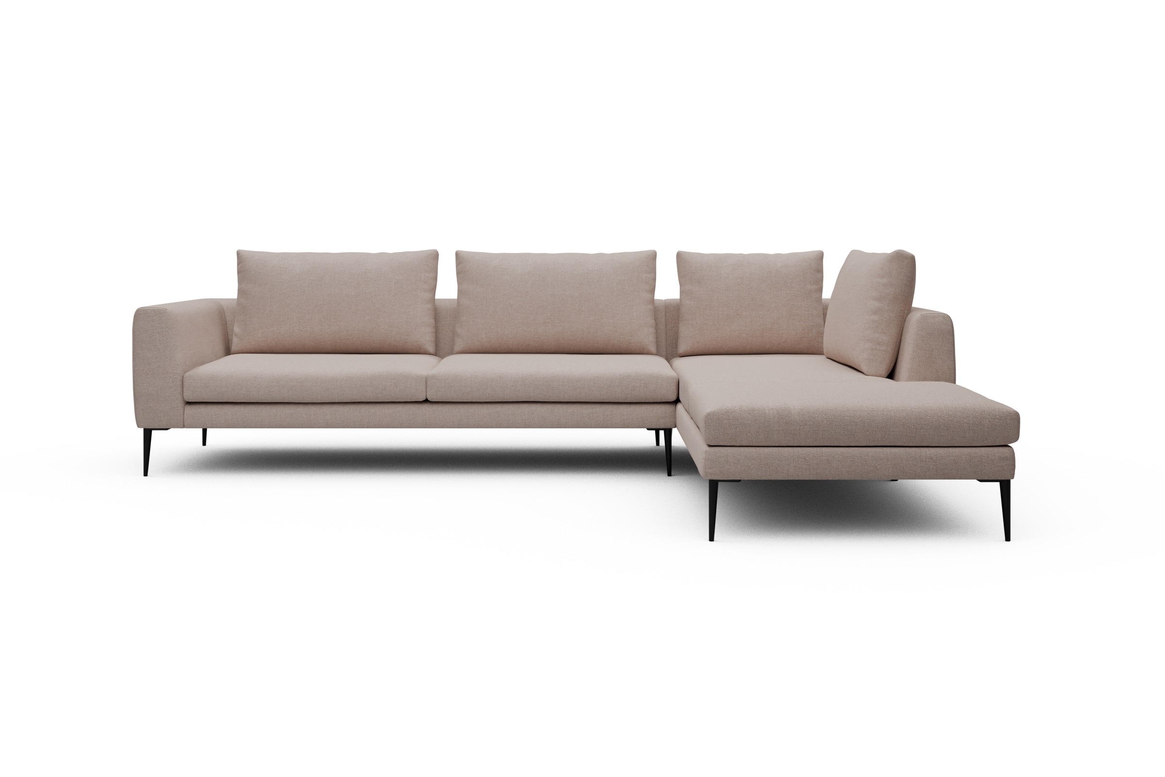 Skandi Home Ecksofa Paul Relax-Ecke links mit 3-Sitzer Weda-Sand moebelfaktor