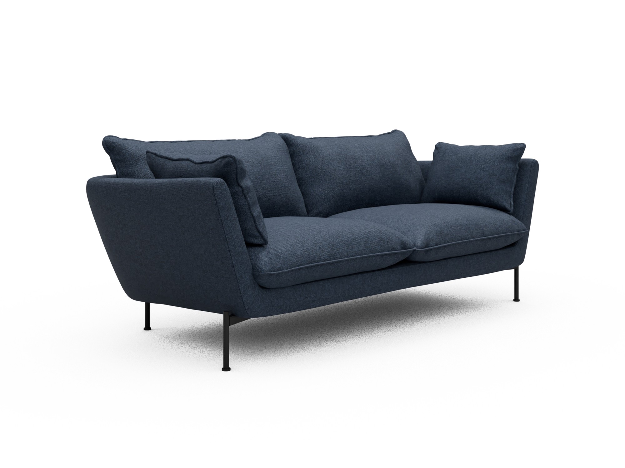 Skandi Home Sofa Anton Soft 2-Sitzer Sama-Deep-Blue moebelfaktor