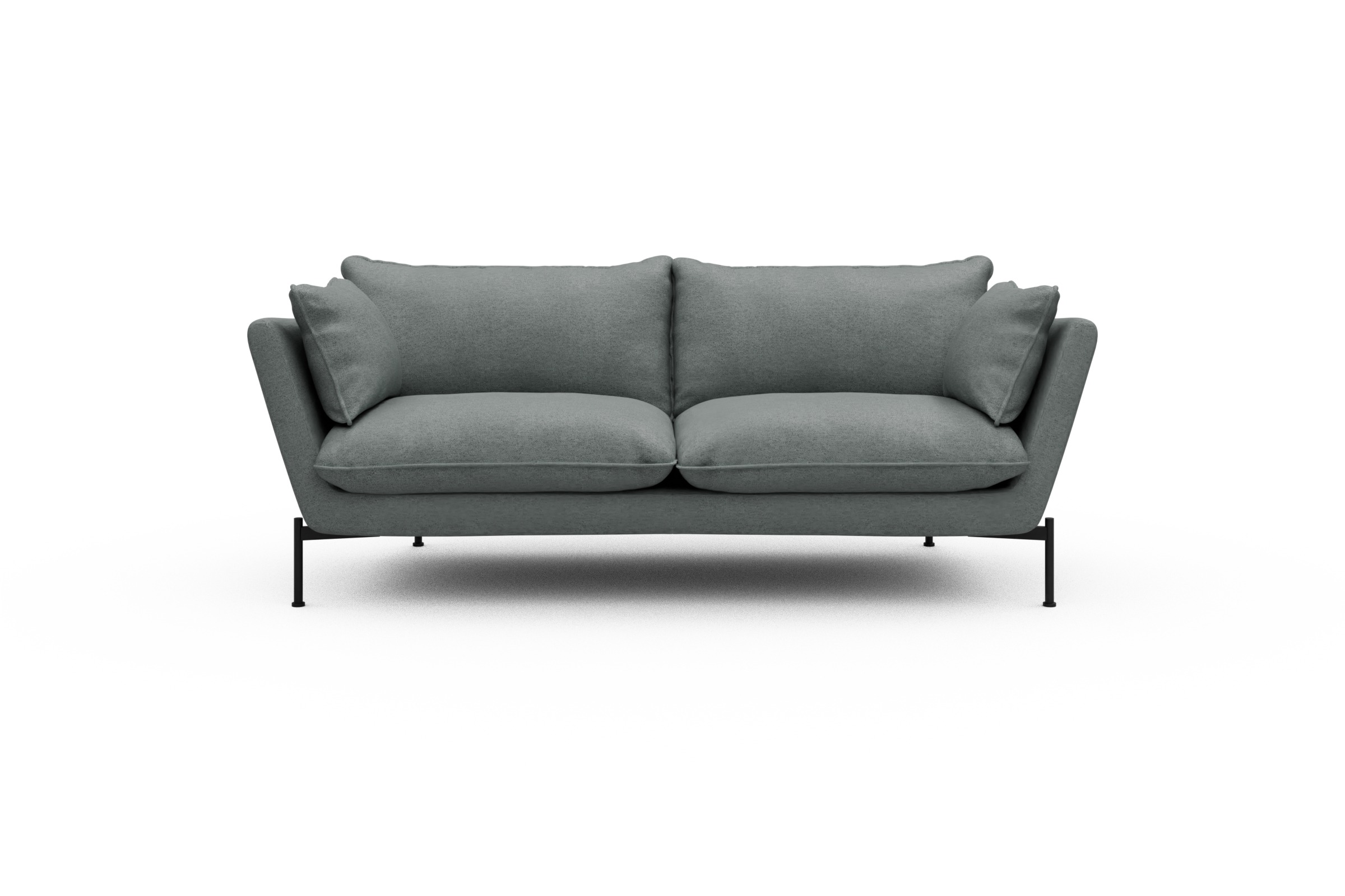 Skandi Home Sofa Anton PREMIUM 2-Sitzer Denari-Soft-Grey moebelfaktor