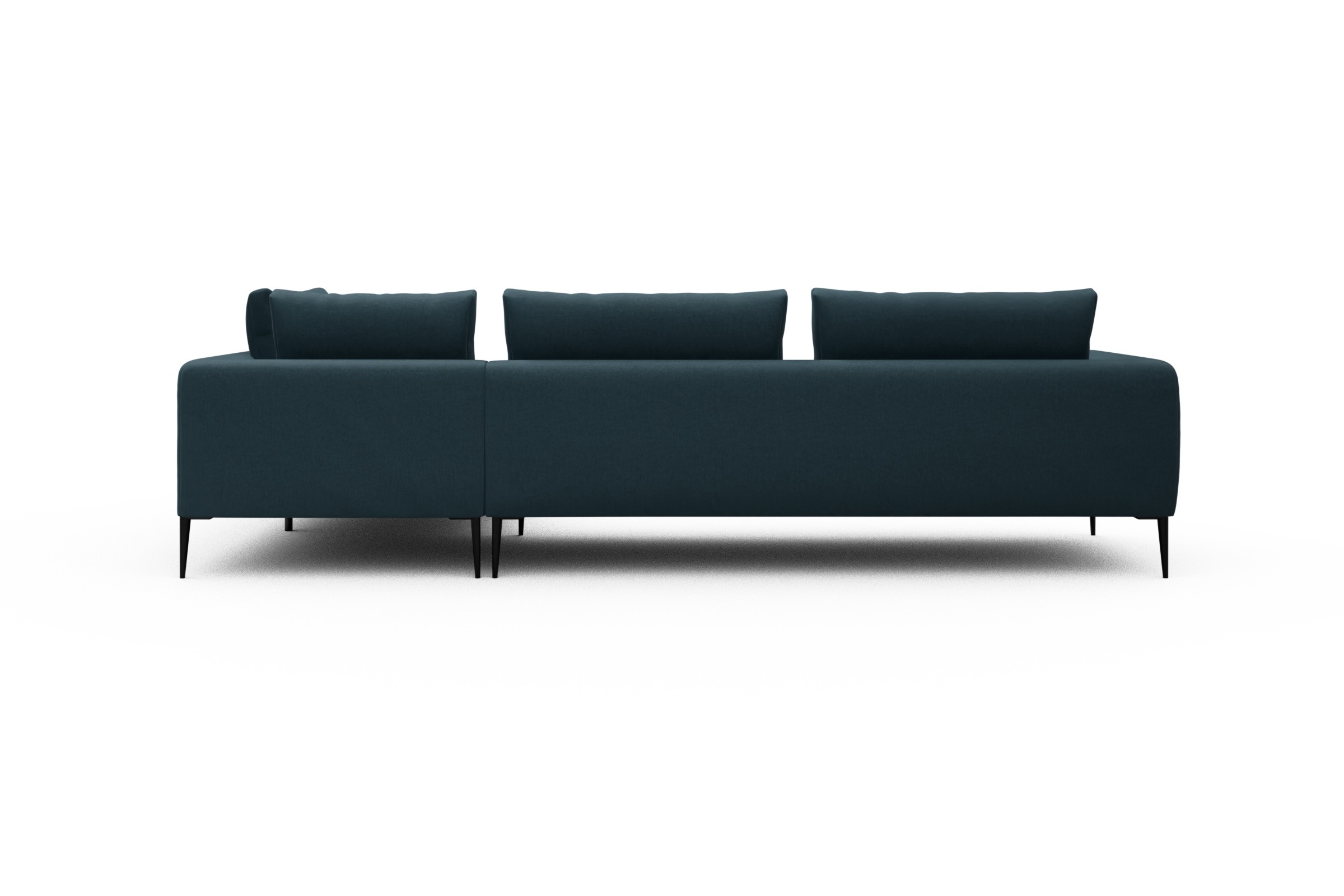 Ecksofa Paul Relax-Ecke links mit 3-Sitzer Satya-Indigo