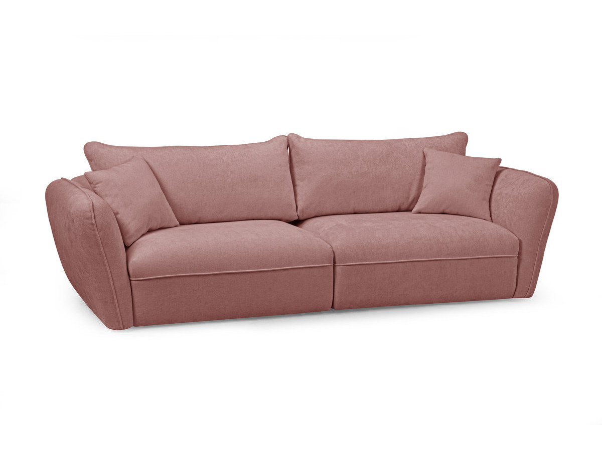 Bobochic Luigi Sofa 3-Sitzer Strukturstoff Rosa