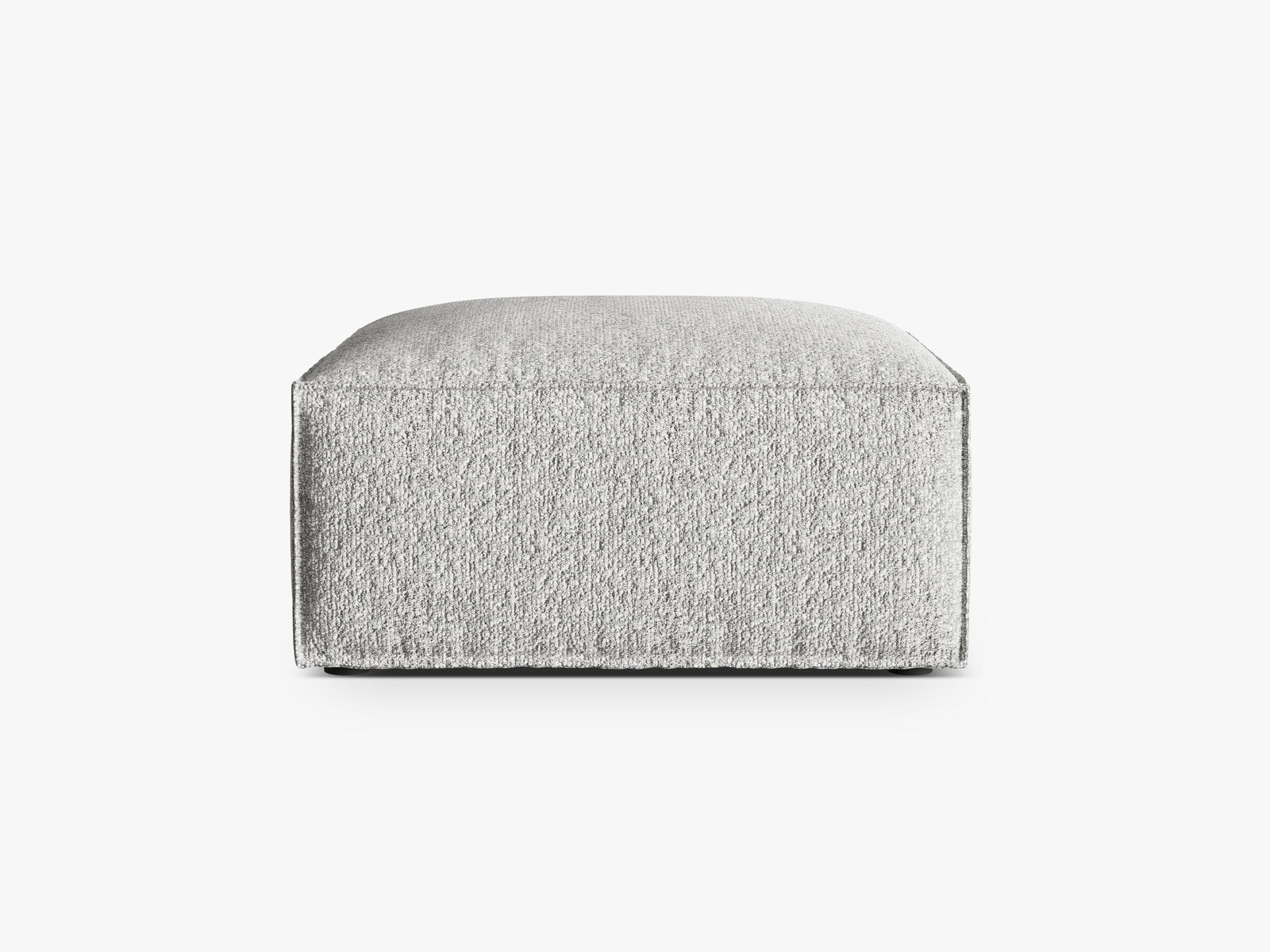 Micadoni Hocker Nuria 1-Sitzer Boucle Silber