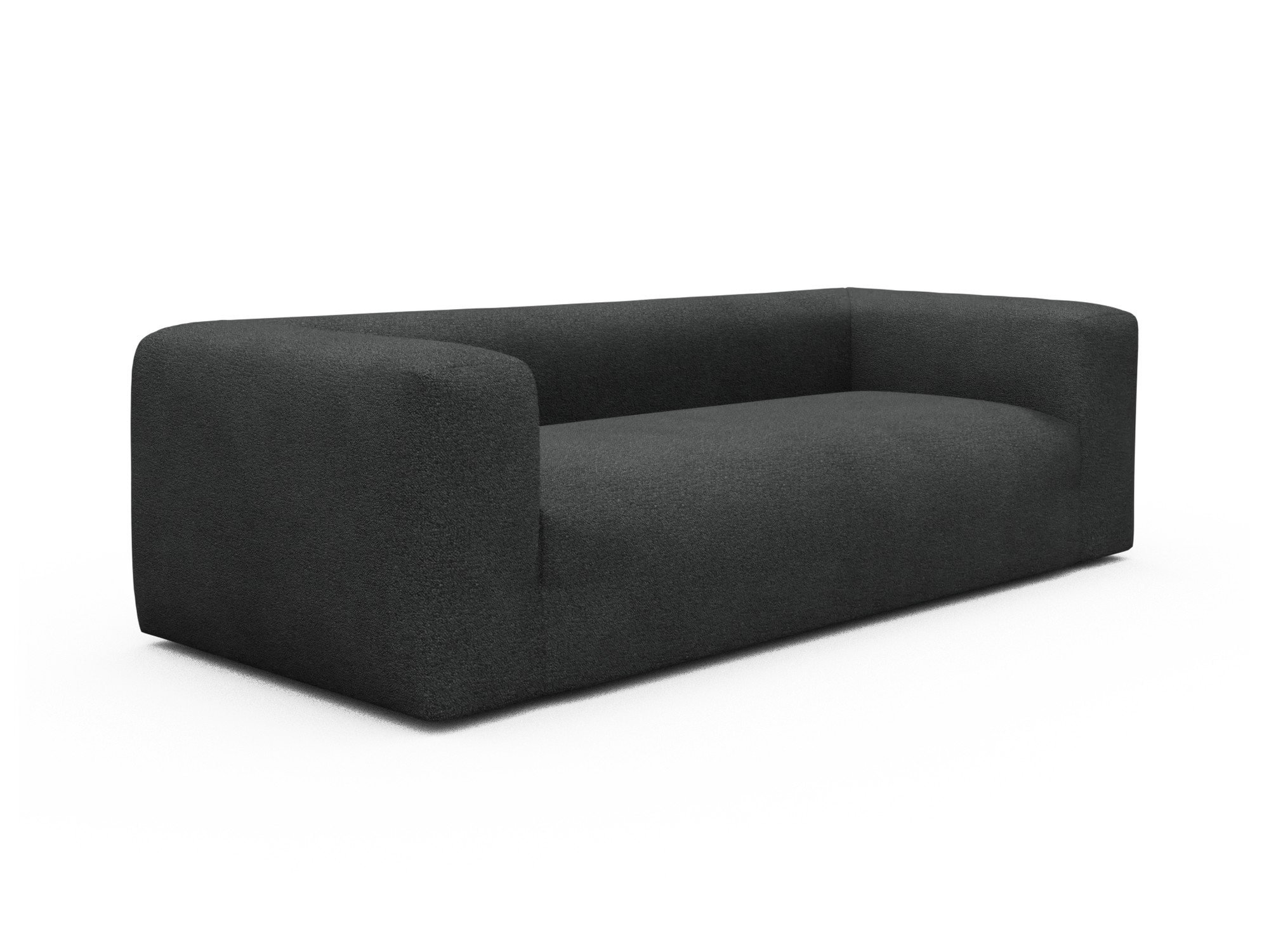 Skandi Home Sofa Fred 3-Sitzer Boucle-Charcoal moebelfaktor