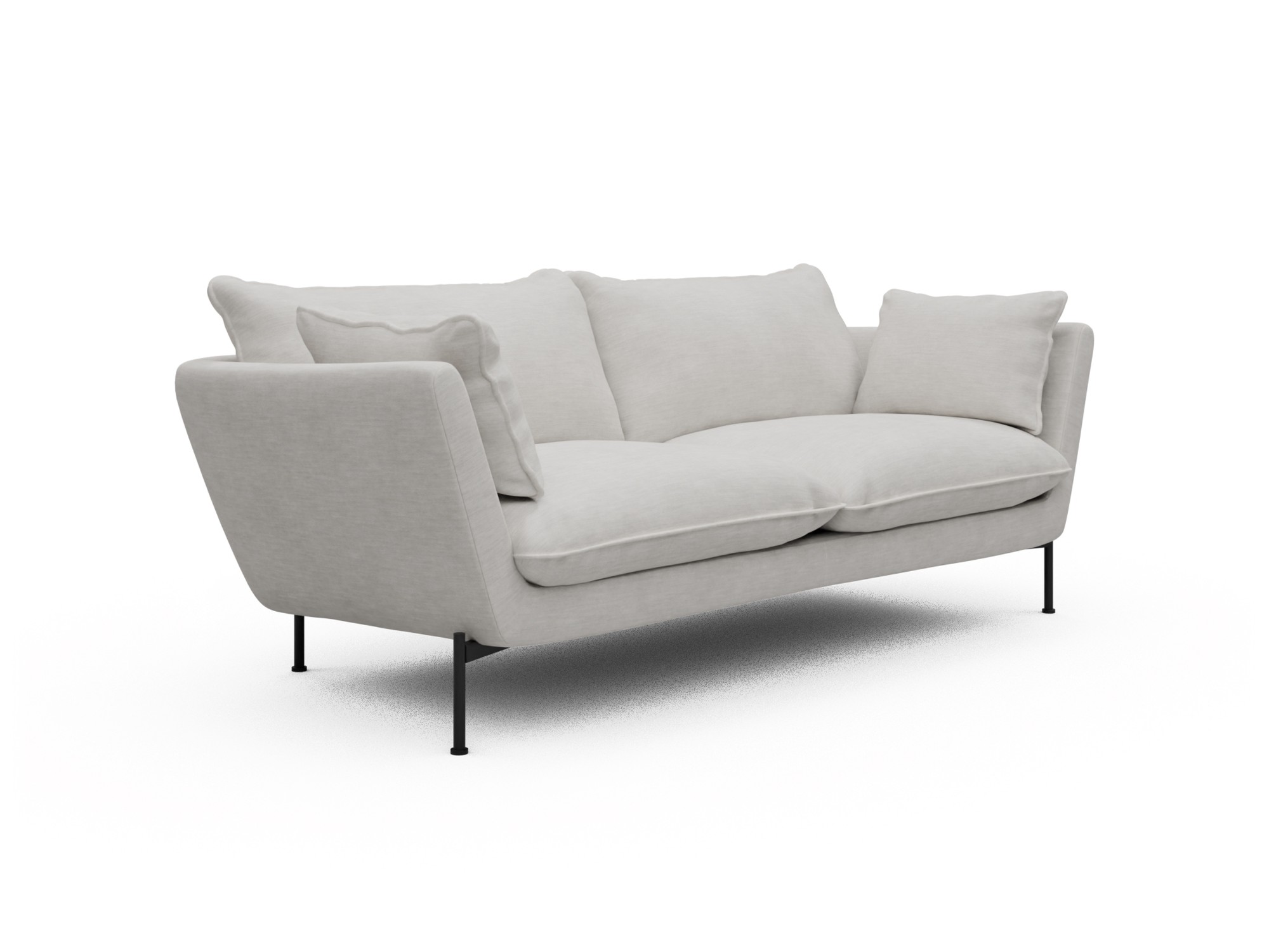 Skandi Home Sofa Anton Soft 2-Sitzer Vivus-Dusty-Off-White moebelfaktor