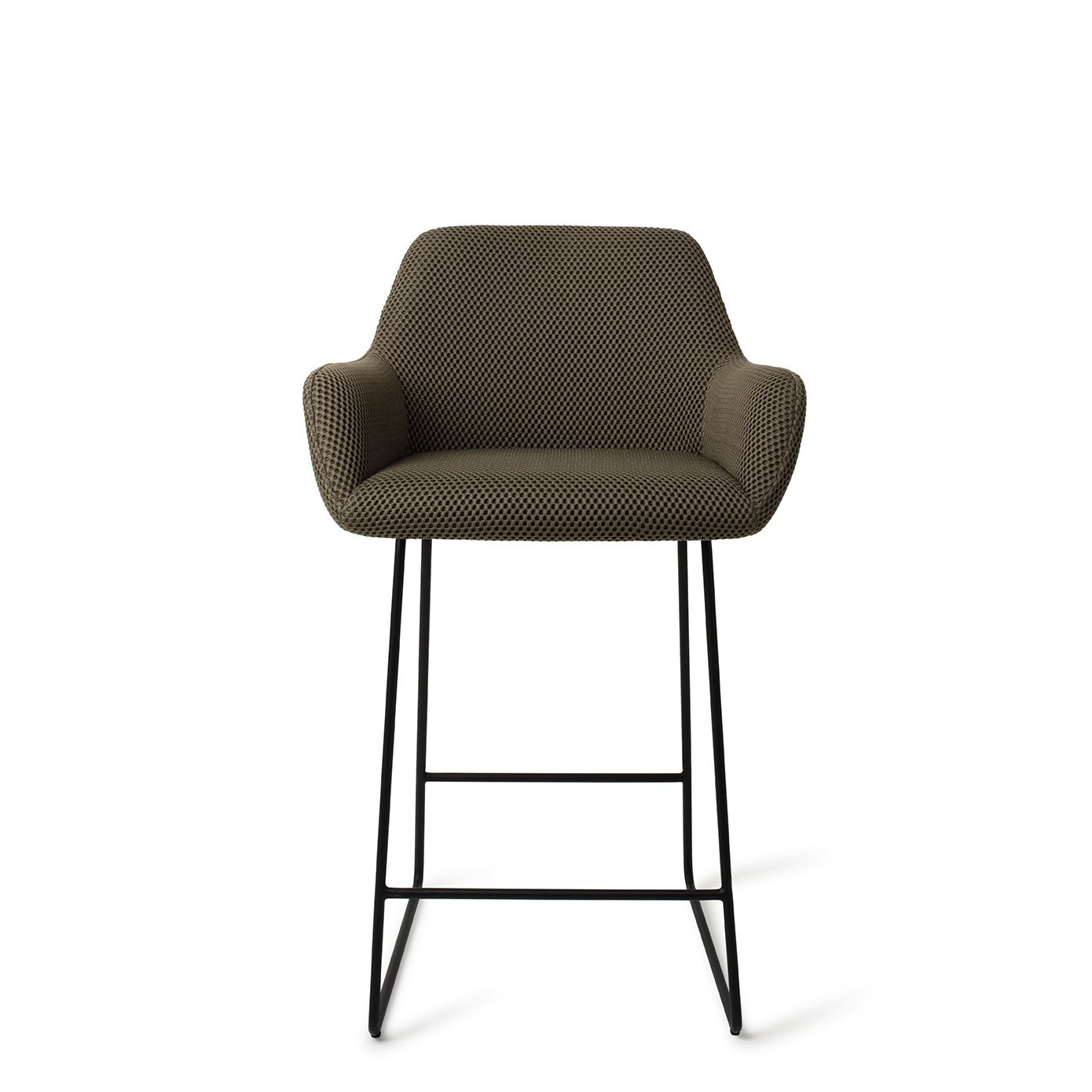 Jesper Home Barhocker Hiroo Jungle-Jewel Slide Schwarz Barhöhe (75cm) moebelfaktor