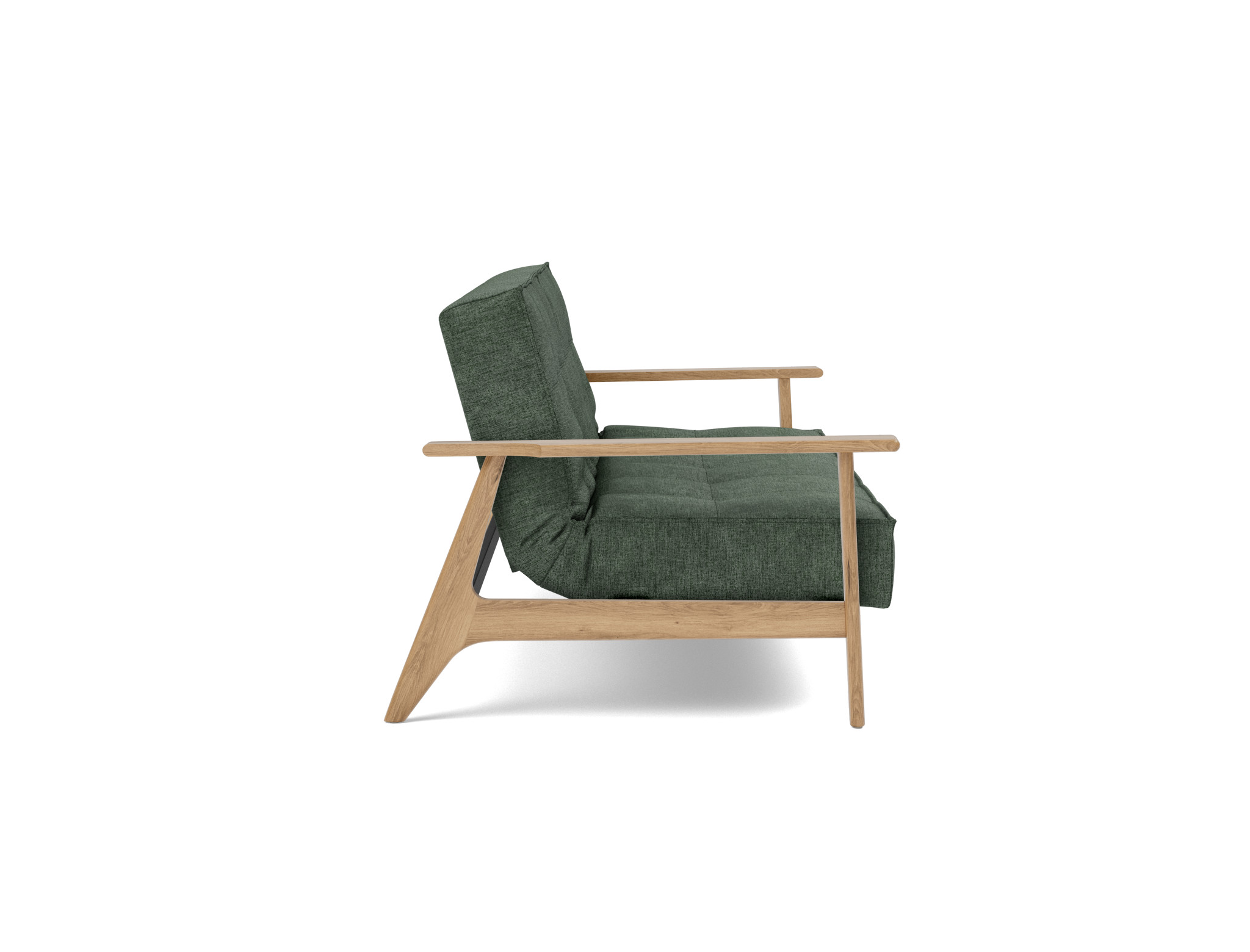 Schlafsofa Splitback Frej Flachgewebe Avella 281-Pine-Green