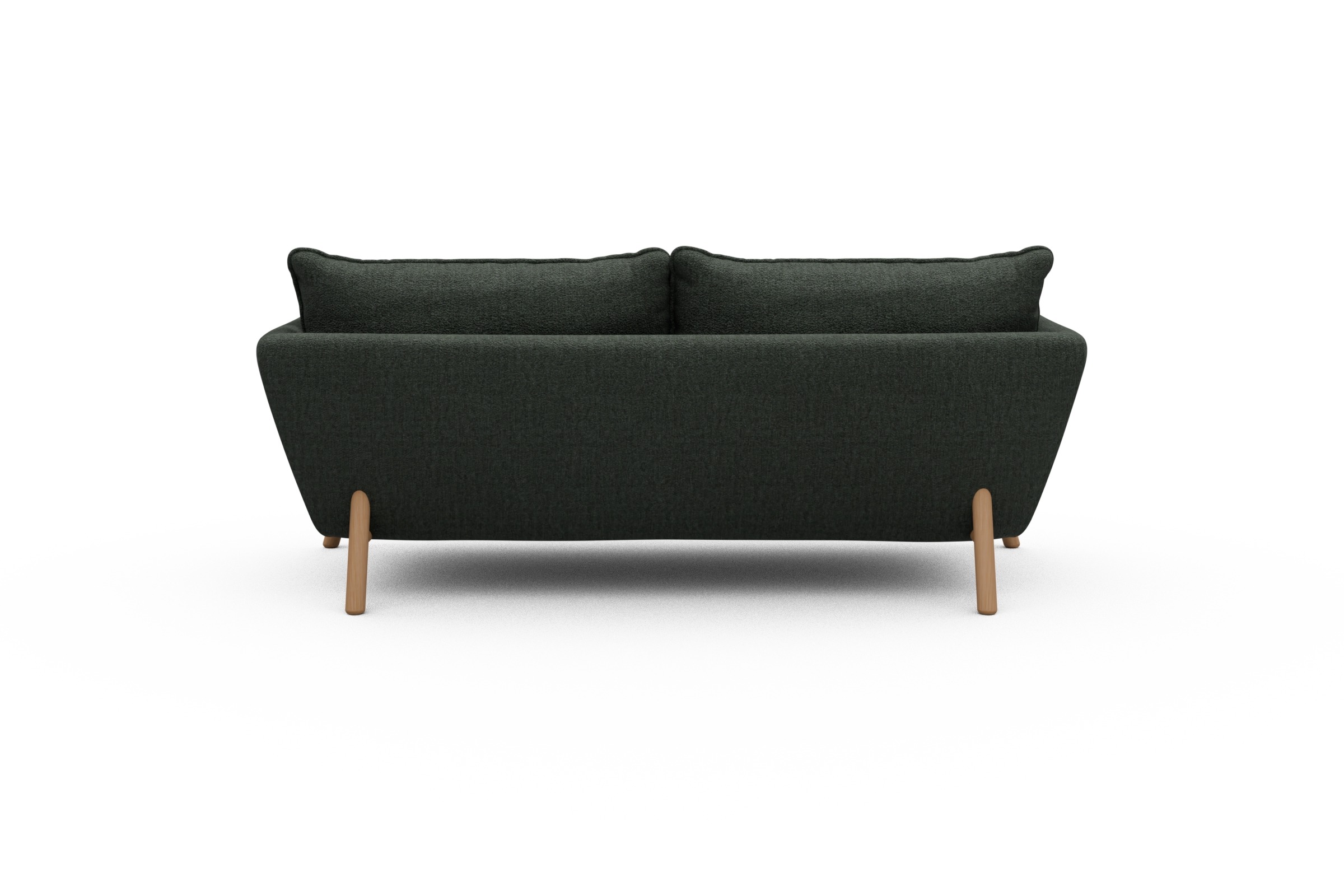 Sofa Emil PREMIUM 2-Sitzer Beinfarbe Eiche Natur Aivi-Pine-Green