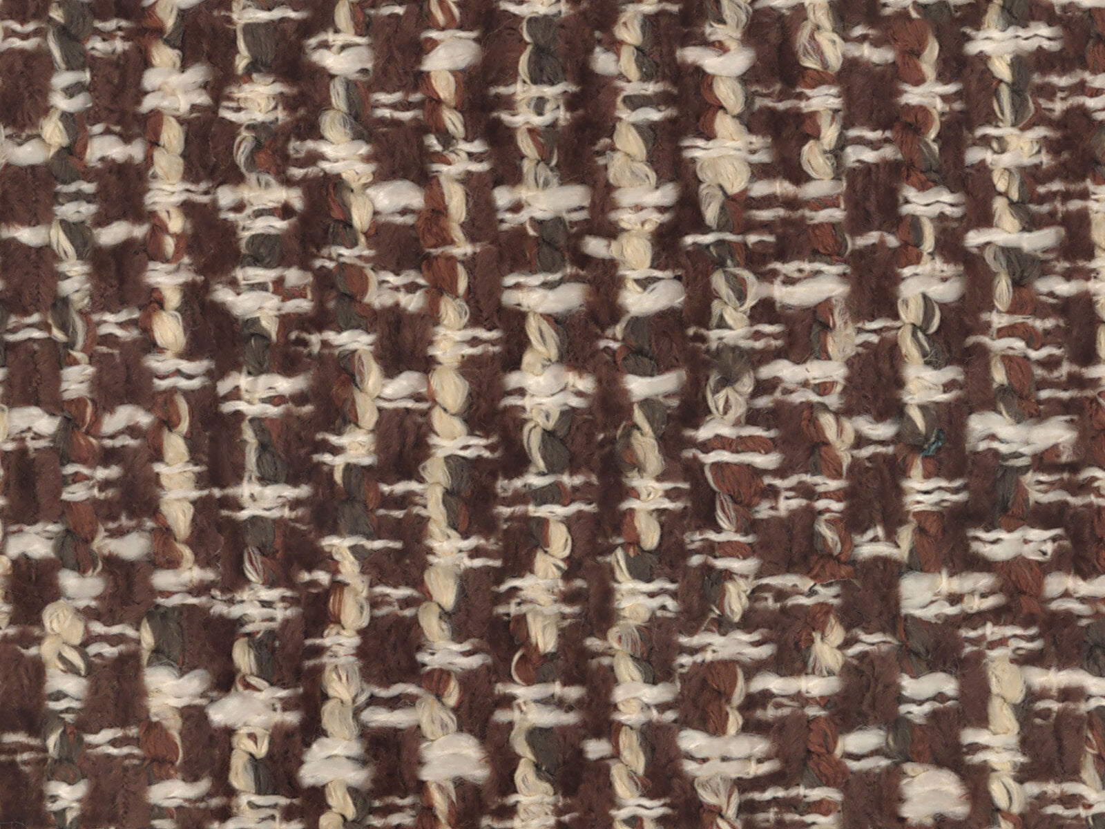 Micadoni Stauraumbett mit Kopfteil Solange Chenille Silencio Braun 140x200