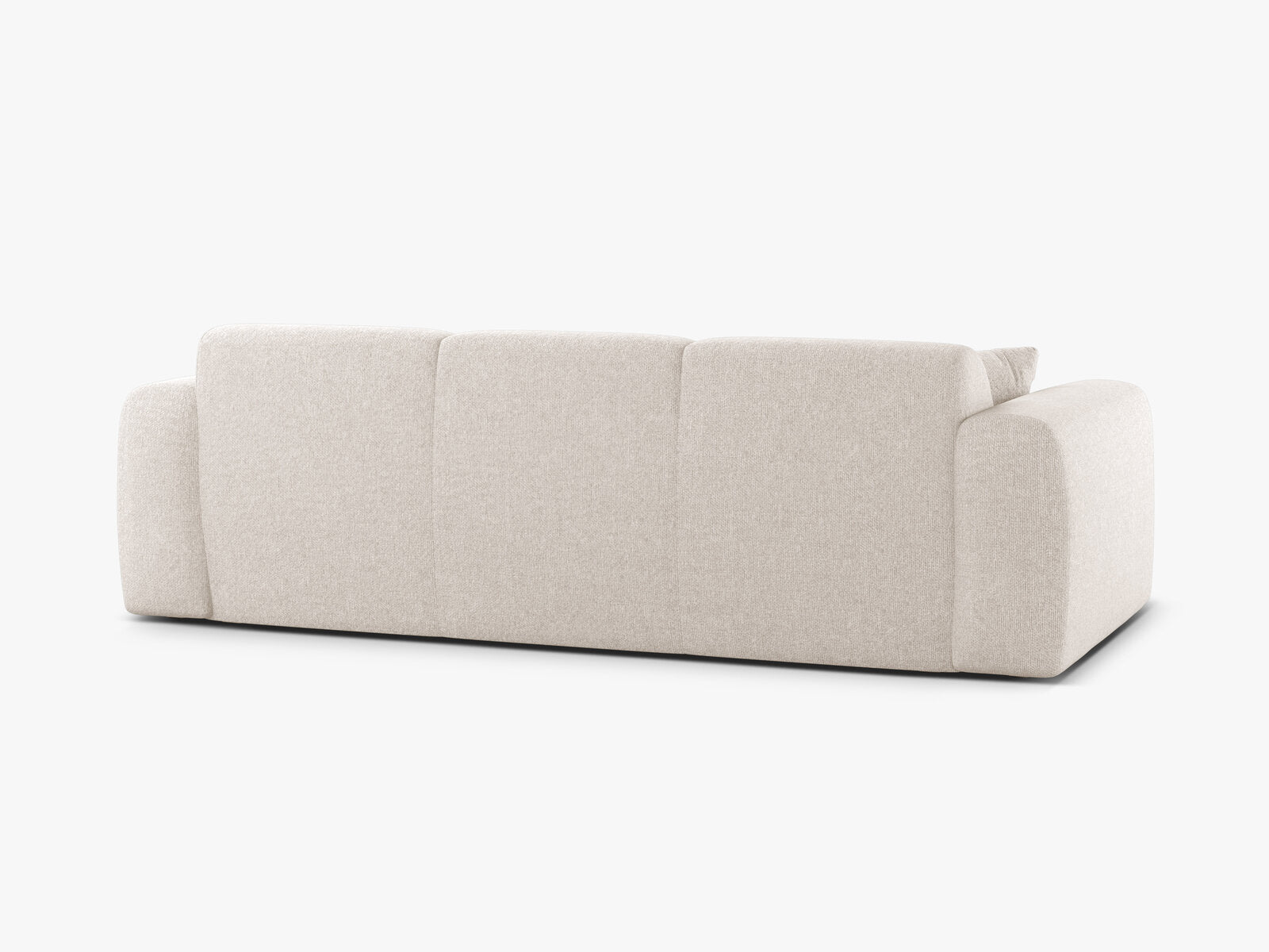 Micadoni Sofa Molino 3-Sitzer Chenille Eden Helles Beige