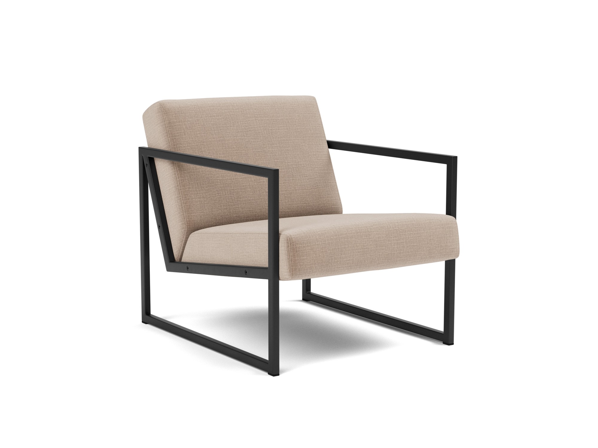 Sessel Vikko mit Armlehnen Chenille Esina 417-Mocha