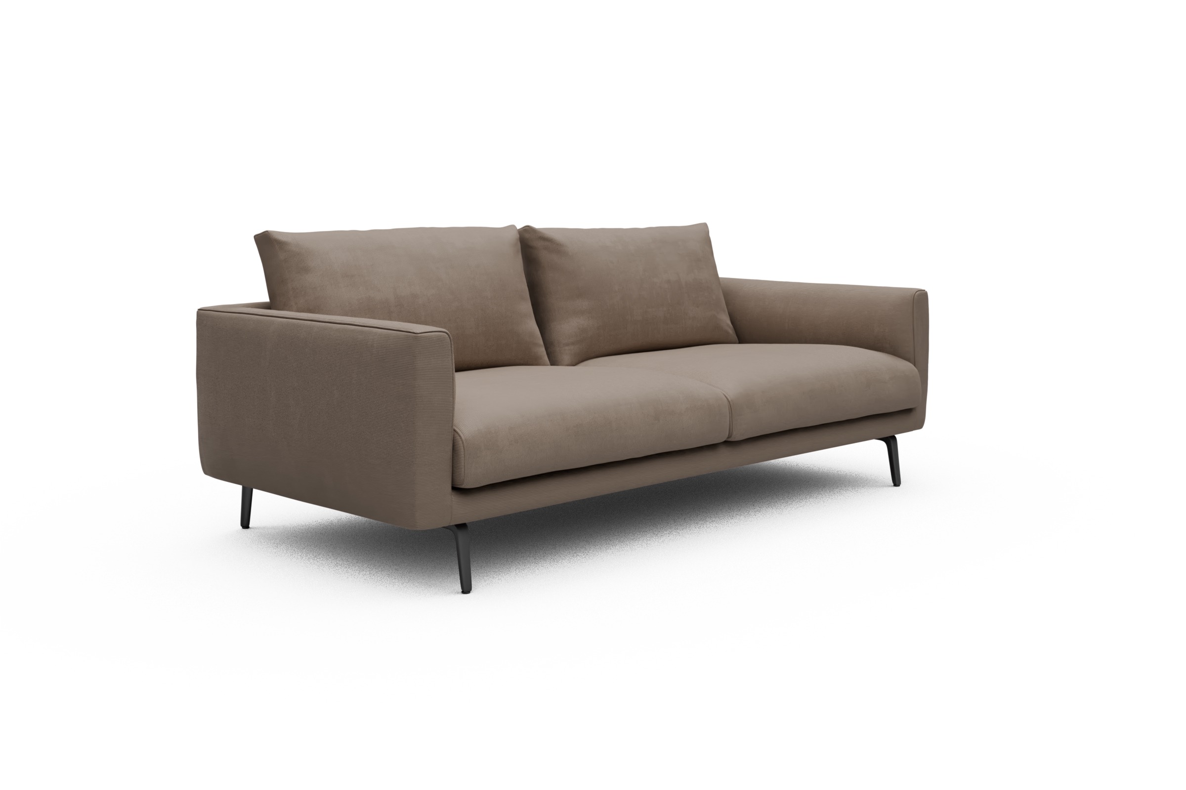 Sofa Karl 3-Sitzer Cordufine-Biege