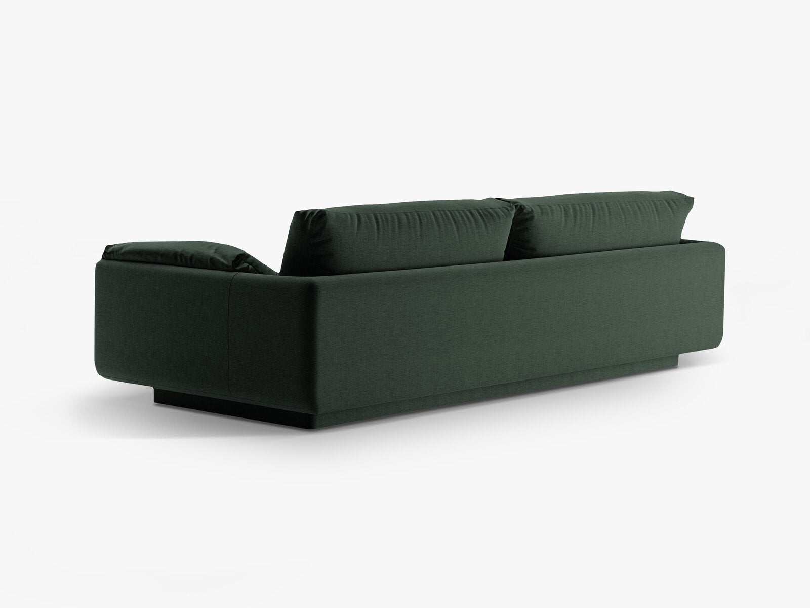 Micadoni Sofa Torino 3-Sitzer Strukturierter Stoff Moßgrün