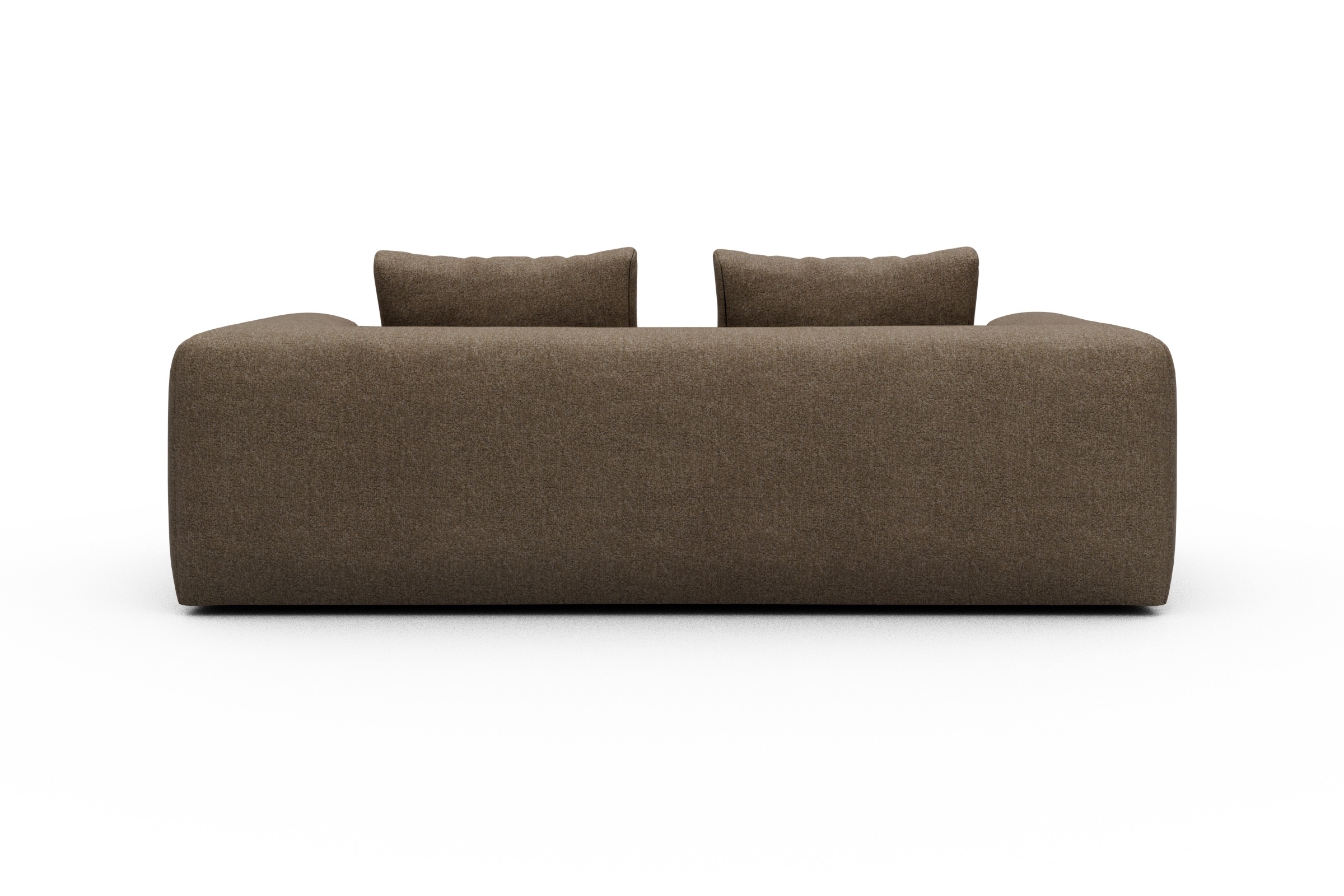 Sofa Fred 3-Sitzer Aivi-Khaki-Brown
