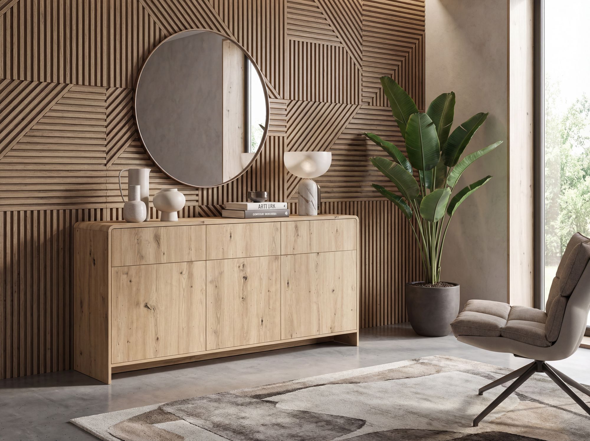 Sideboard Steigen Braun 155 × 40 × 76 cm