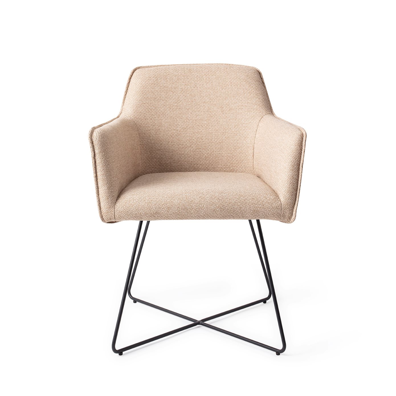Jesper Home Esszimmerstuhl Hofu Wild-Walnut Cross Schwarz moebelfaktor
