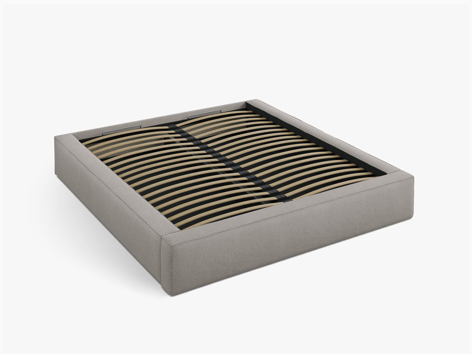 Micadoni Bett Simon Boucle Dunkelbeige 140x200