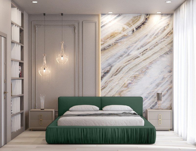Polsterbett Beyond Samtstoff 160x200 mit Metallrahmen Riviera 38