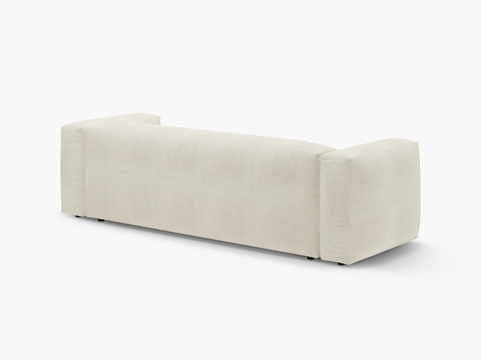 Micadoni Martina Schlafsofa 3-Sitzer Boucle Monet Elfenbein