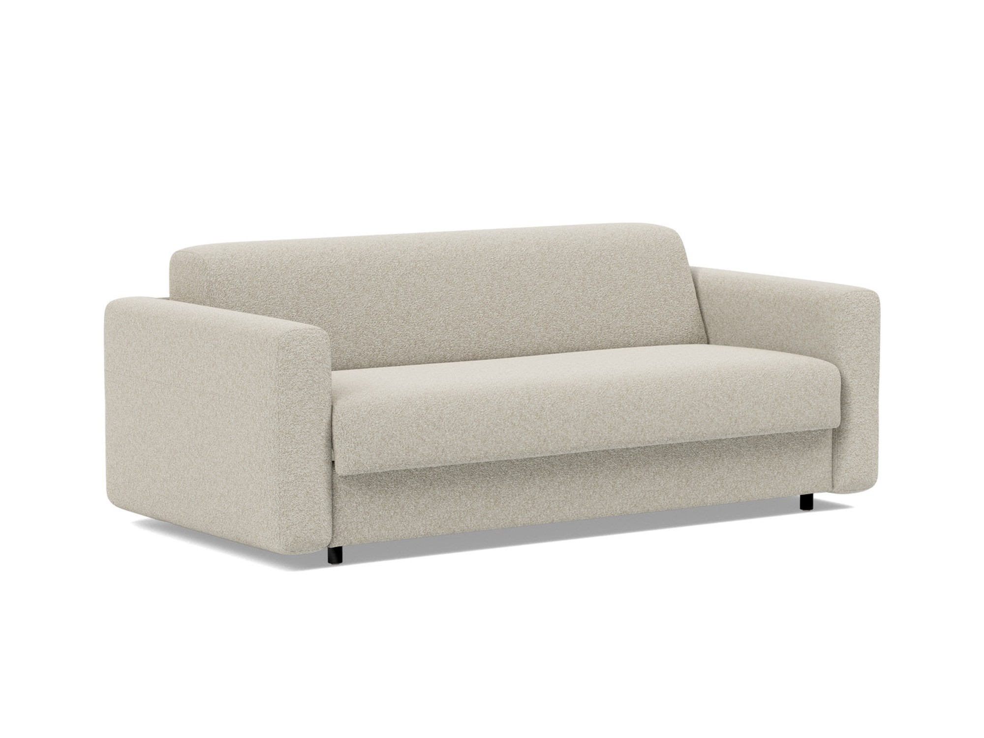 Schlafsofa Killian mit Taschenfederkernmatratze 140 Boucle Skandi 539-Beige