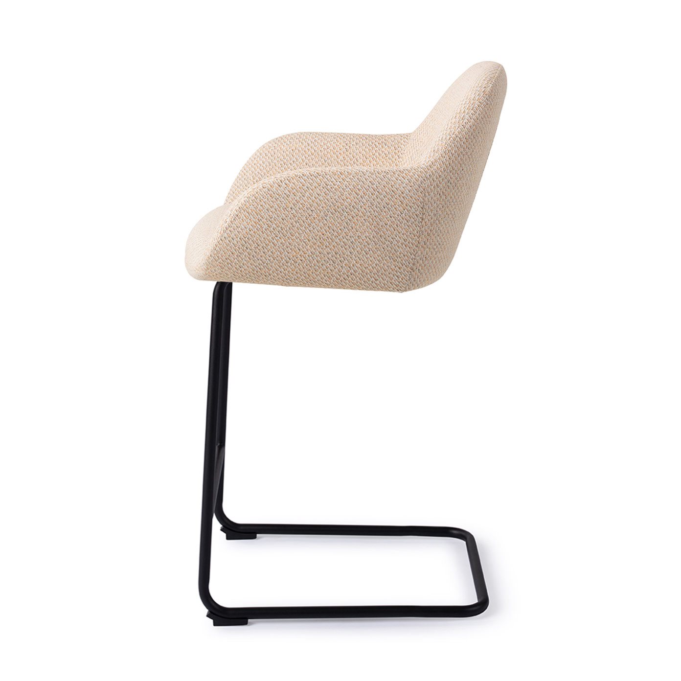 Jesper Home Barhocker Kushi Trouty-Tinge Arch Schwarz Barhöhe (75cm)