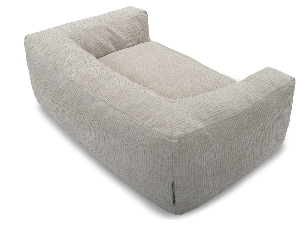 Bobochic Salto Hundekorb Strukturstoff Beige, Größe XL (115 cm)