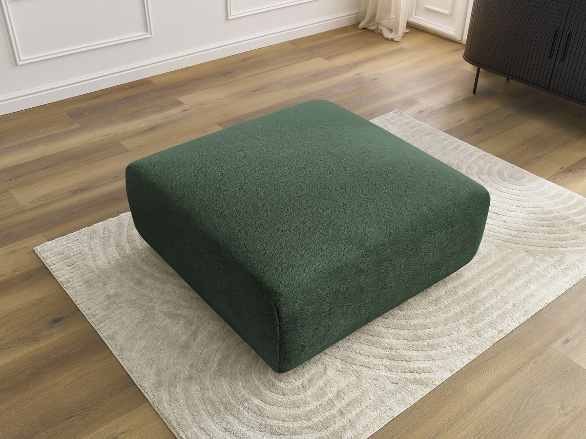 Bobochic Lucien Pouf Stoff Grün