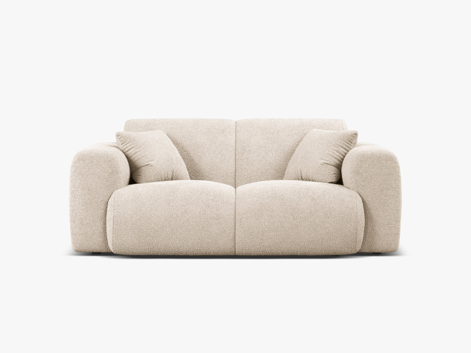 Micadoni Sofa Molino 2-Sitzer Boucle Baloo Beige
